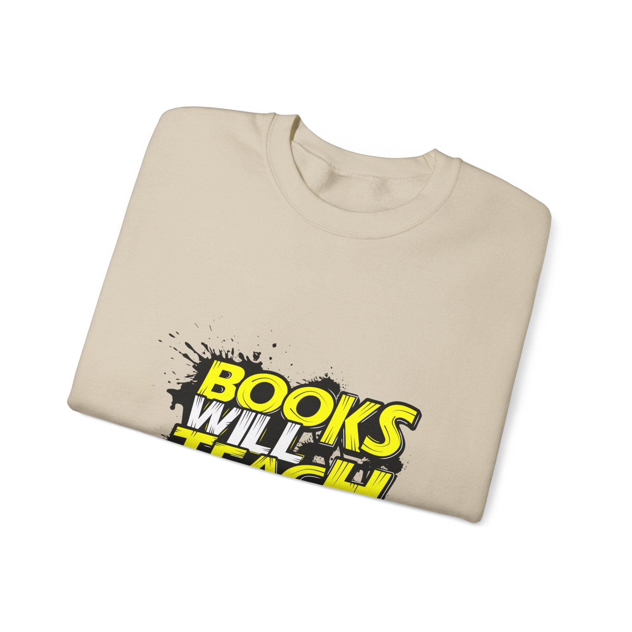 Unisex Heavy Blend™ Crewneck Sweatshirt Books Will Teach You
