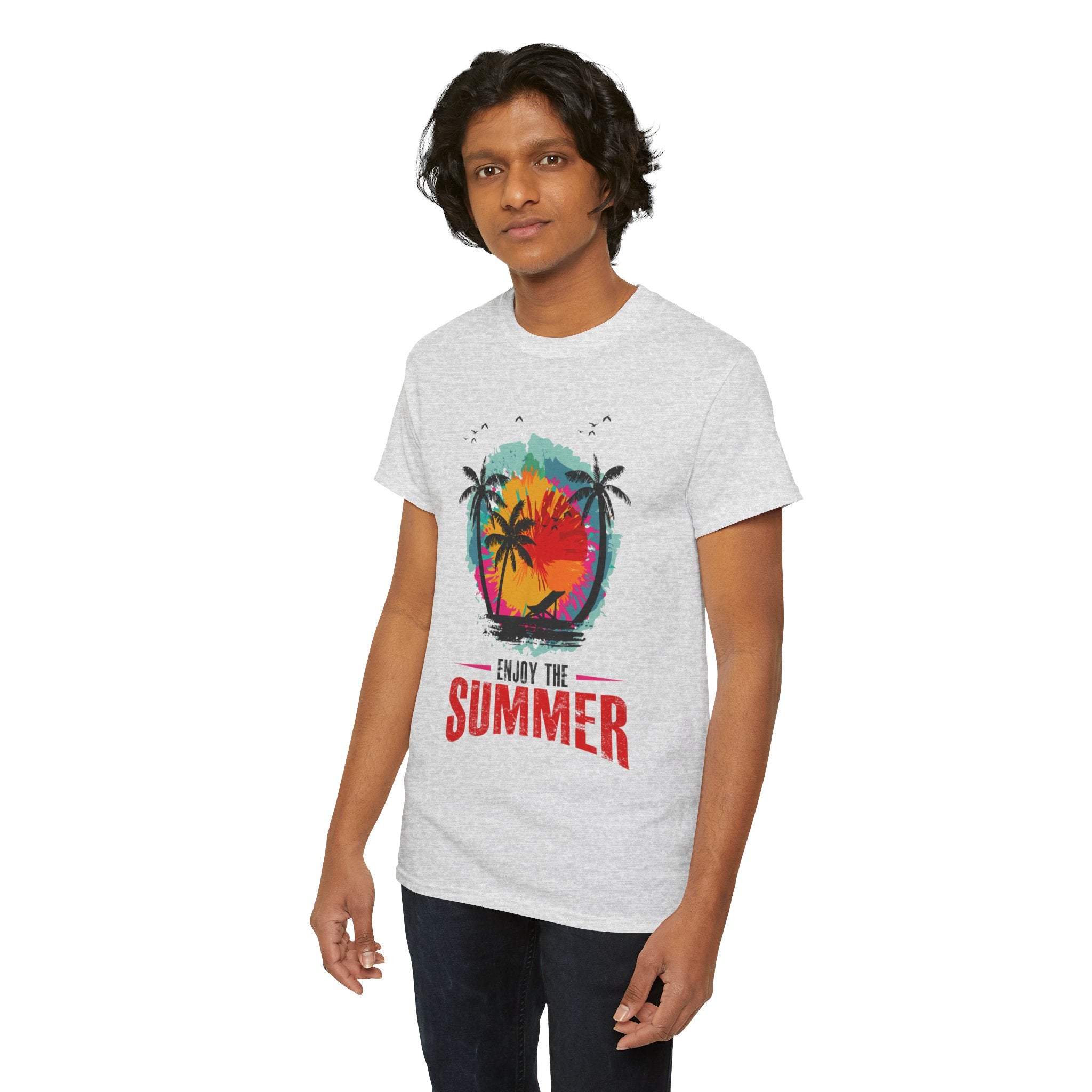 Unisex Heavy Cotton Enjoy Summer T-Shirt