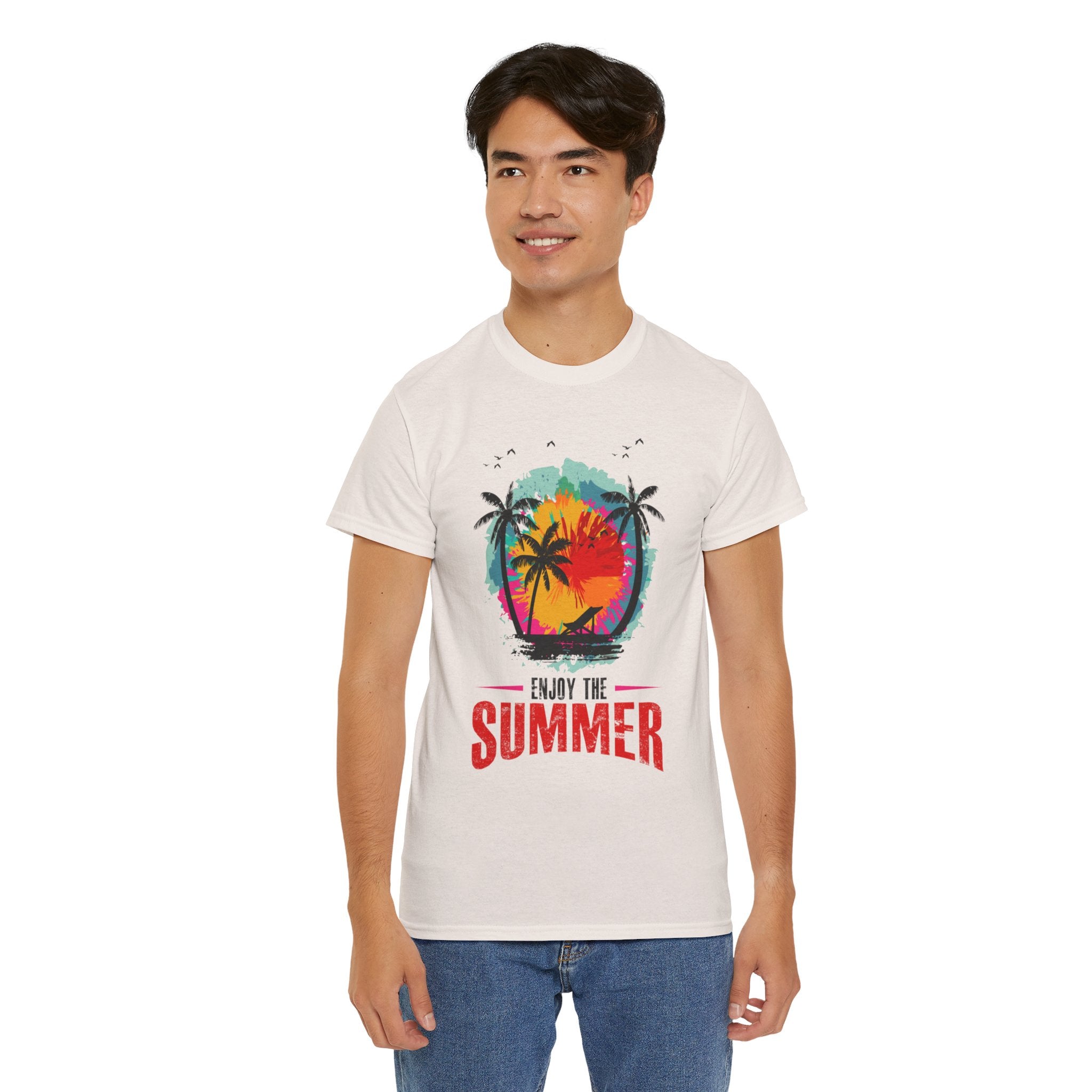 Unisex Heavy Cotton Enjoy Summer T-Shirt