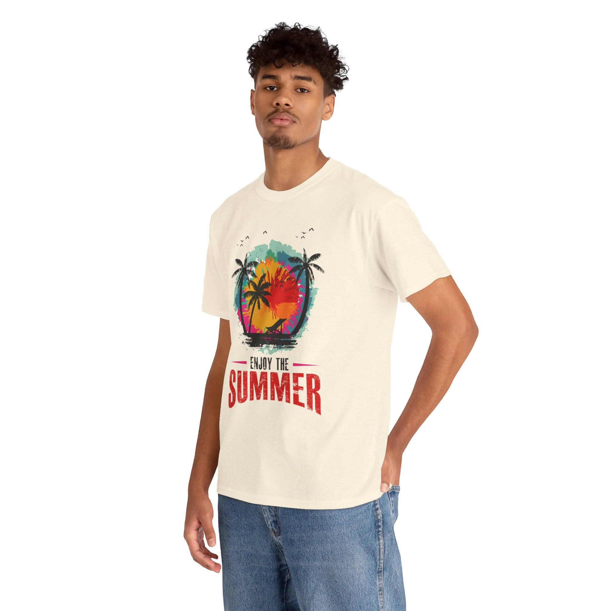 Unisex Heavy Cotton Enjoy Summer T-Shirt