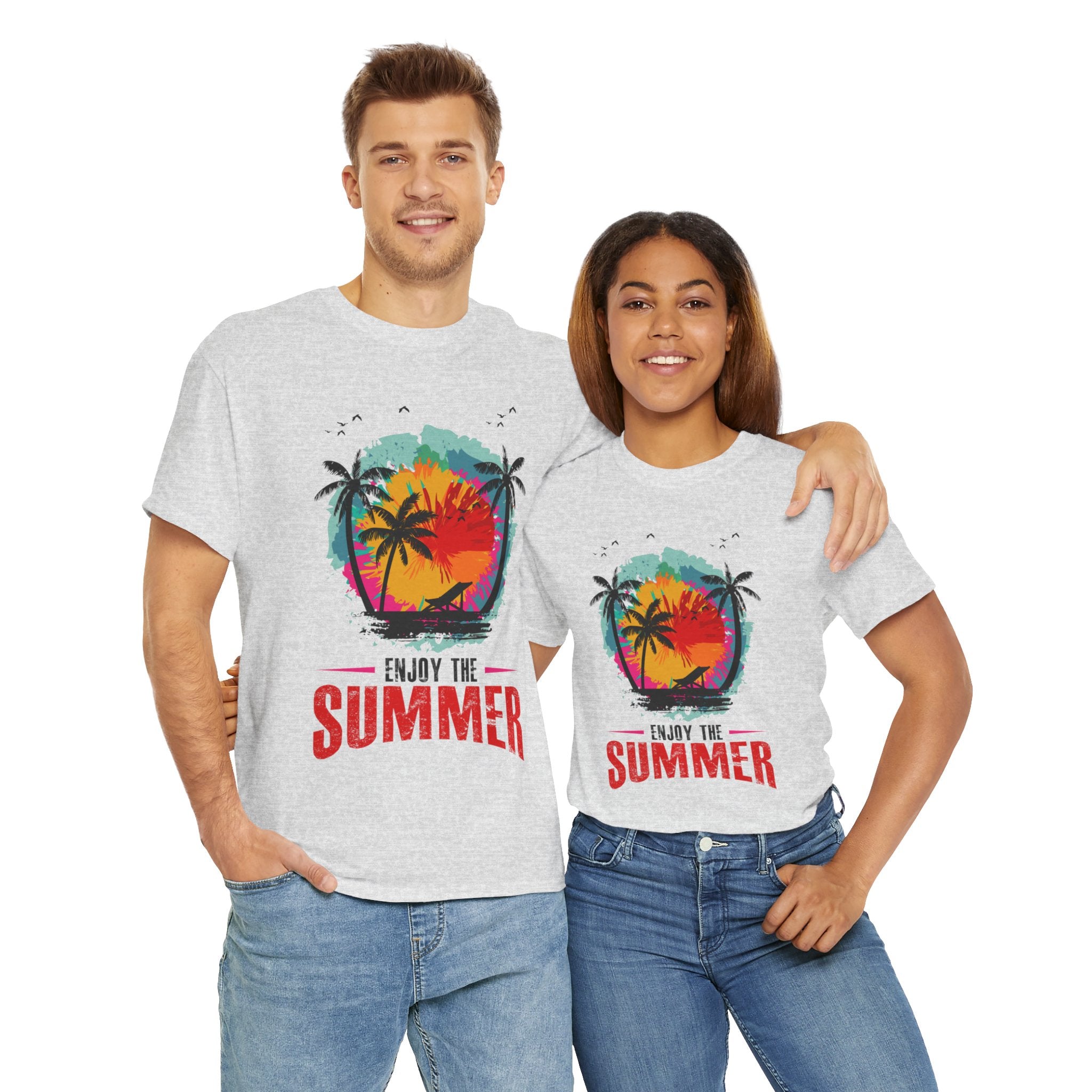 Unisex Heavy Cotton Enjoy Summer T-Shirt