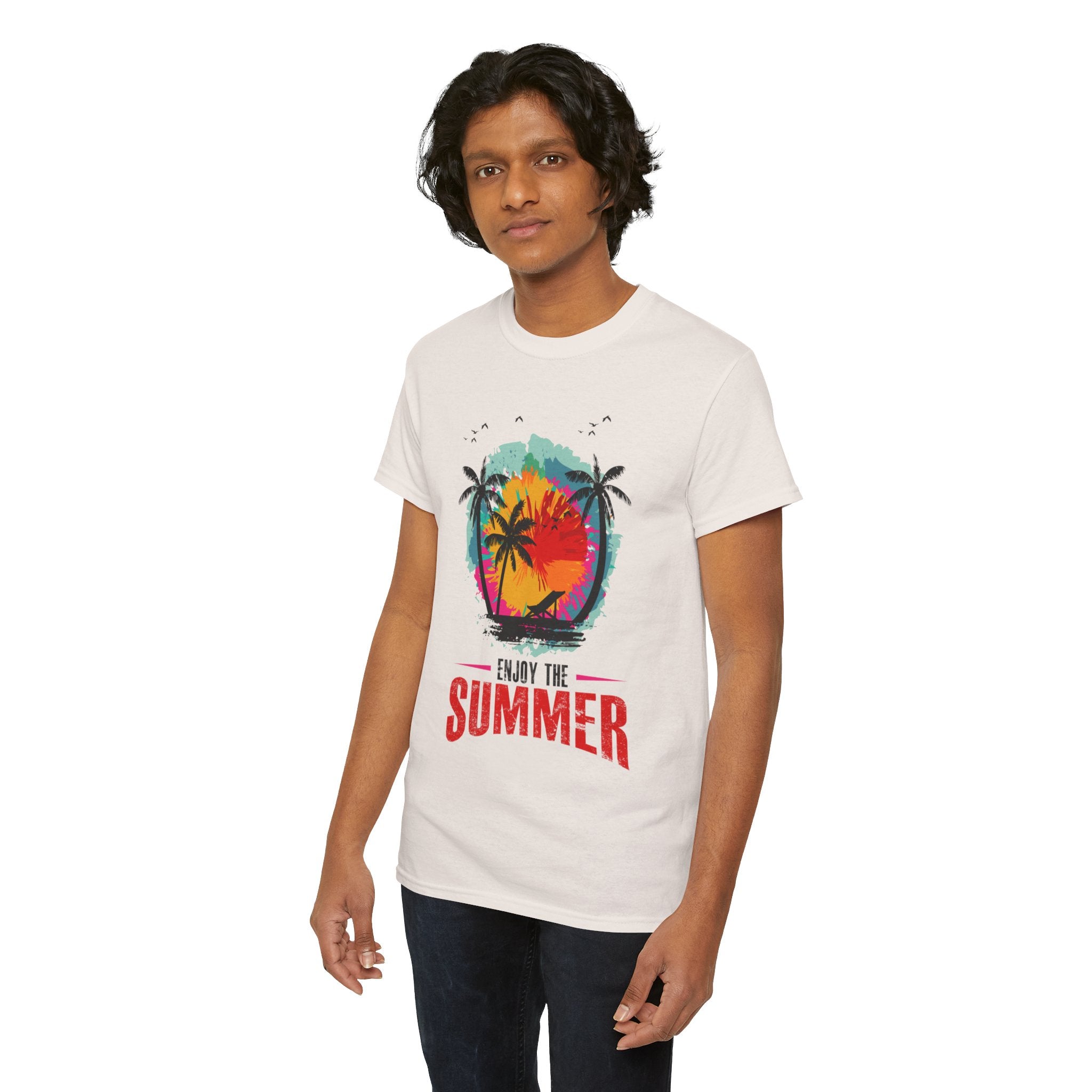 Unisex Heavy Cotton Enjoy Summer T-Shirt