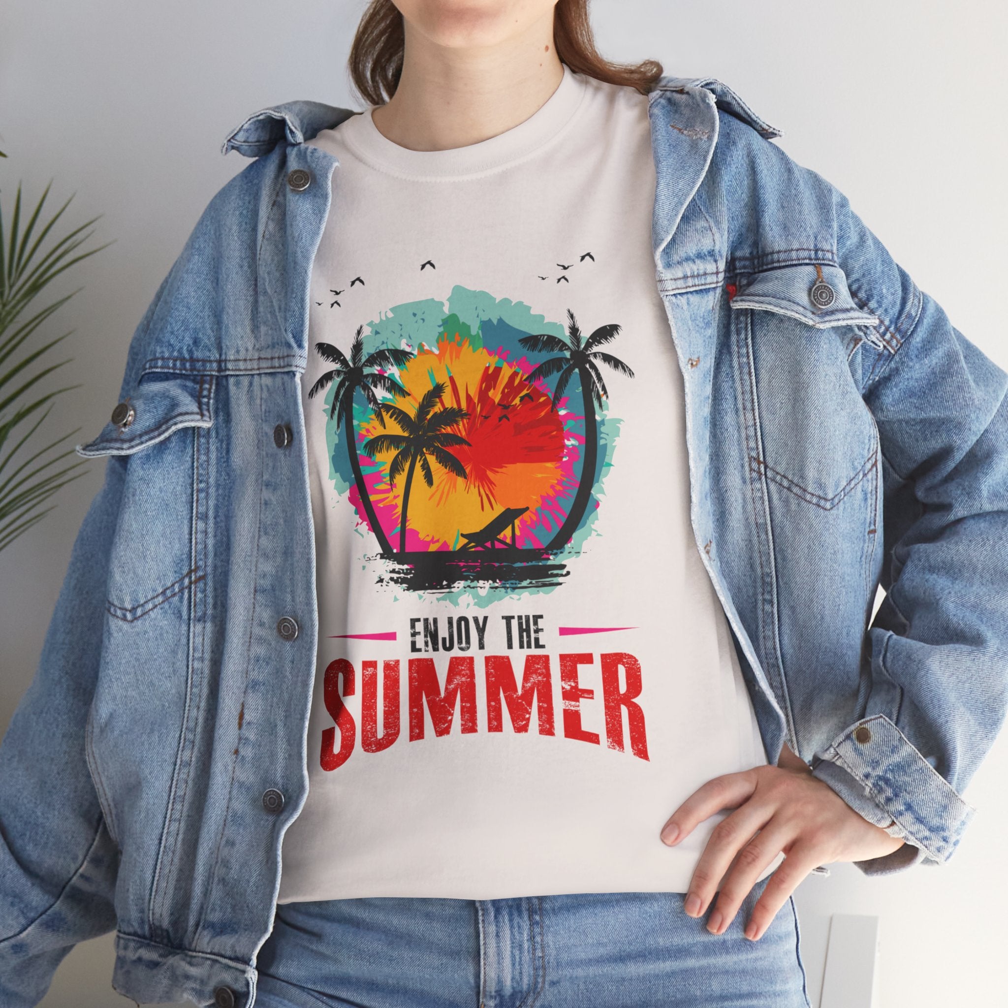 Unisex Heavy Cotton Enjoy Summer T-Shirt