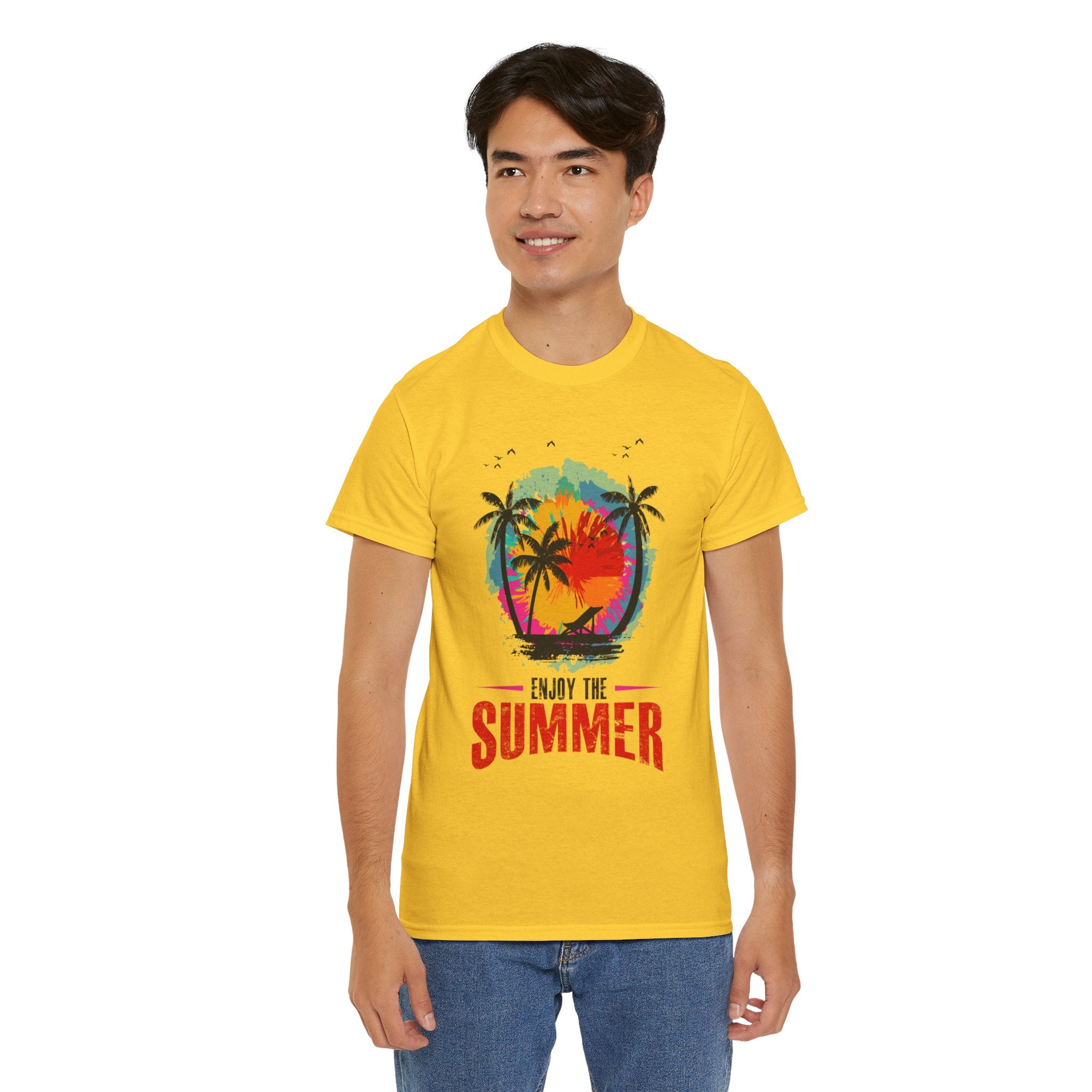 Unisex Heavy Cotton Enjoy Summer T-Shirt