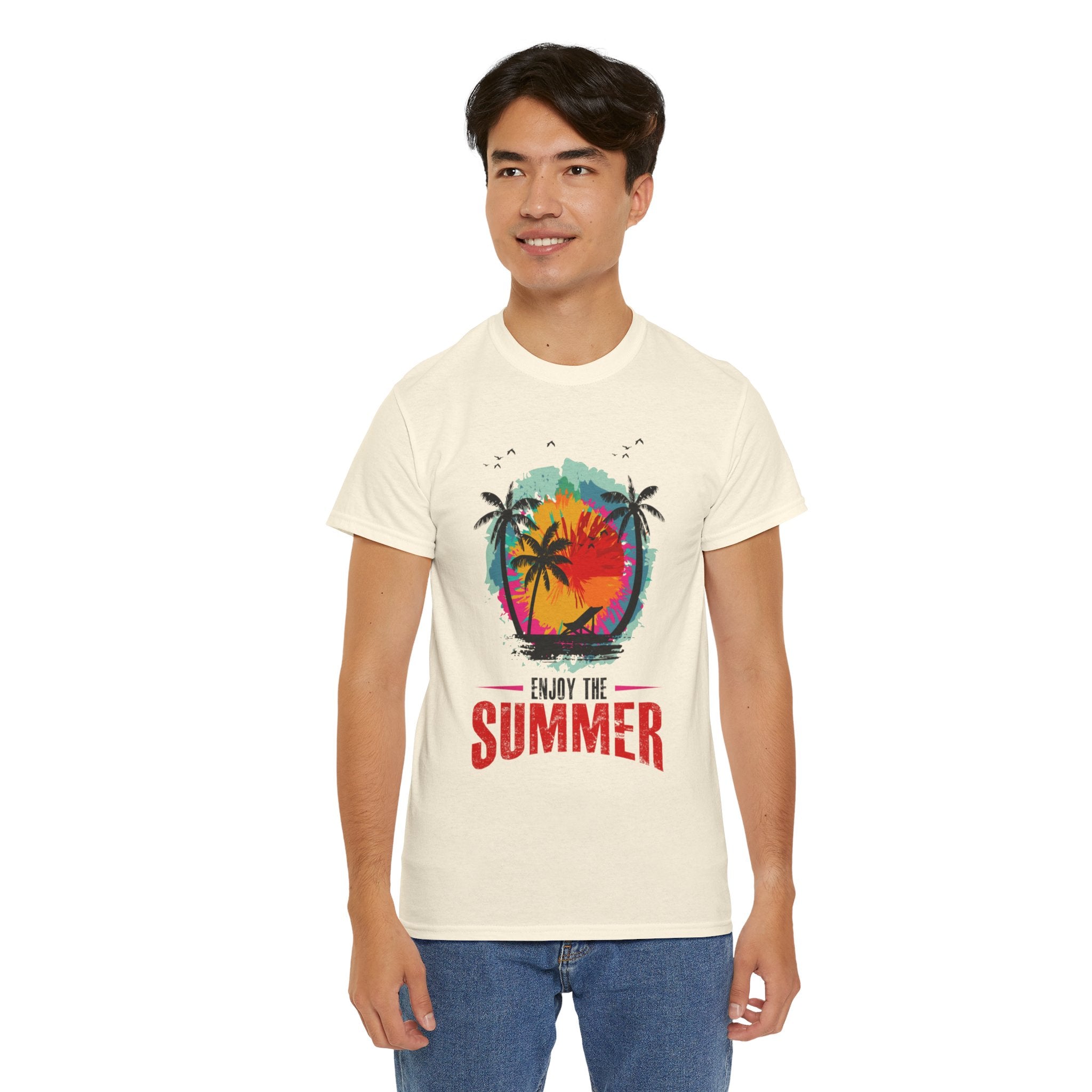 Unisex Heavy Cotton Enjoy Summer T-Shirt