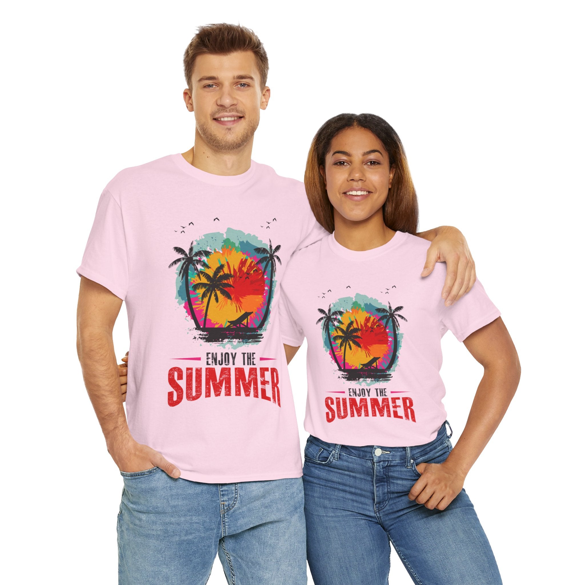 Unisex Heavy Cotton Enjoy Summer T-Shirt