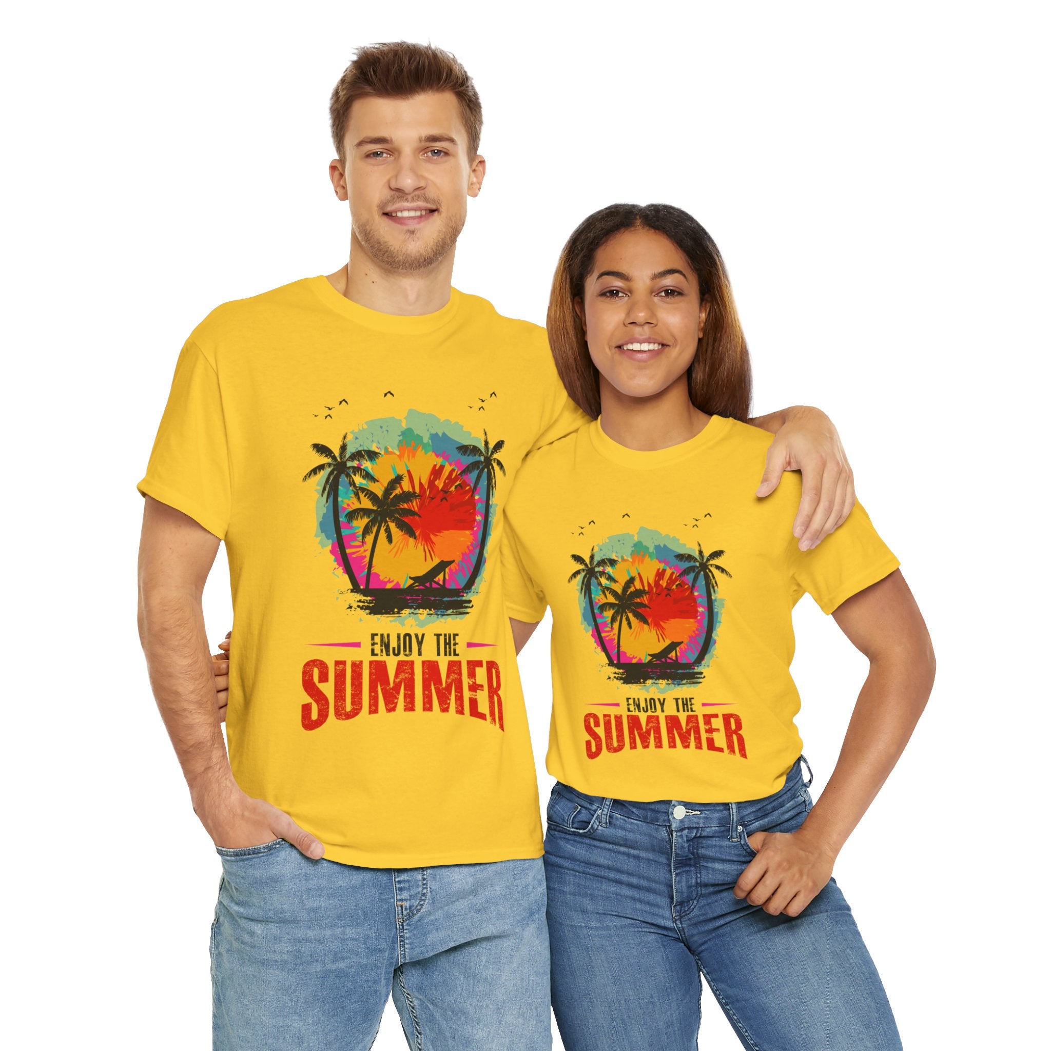Unisex Heavy Cotton Enjoy Summer T-Shirt