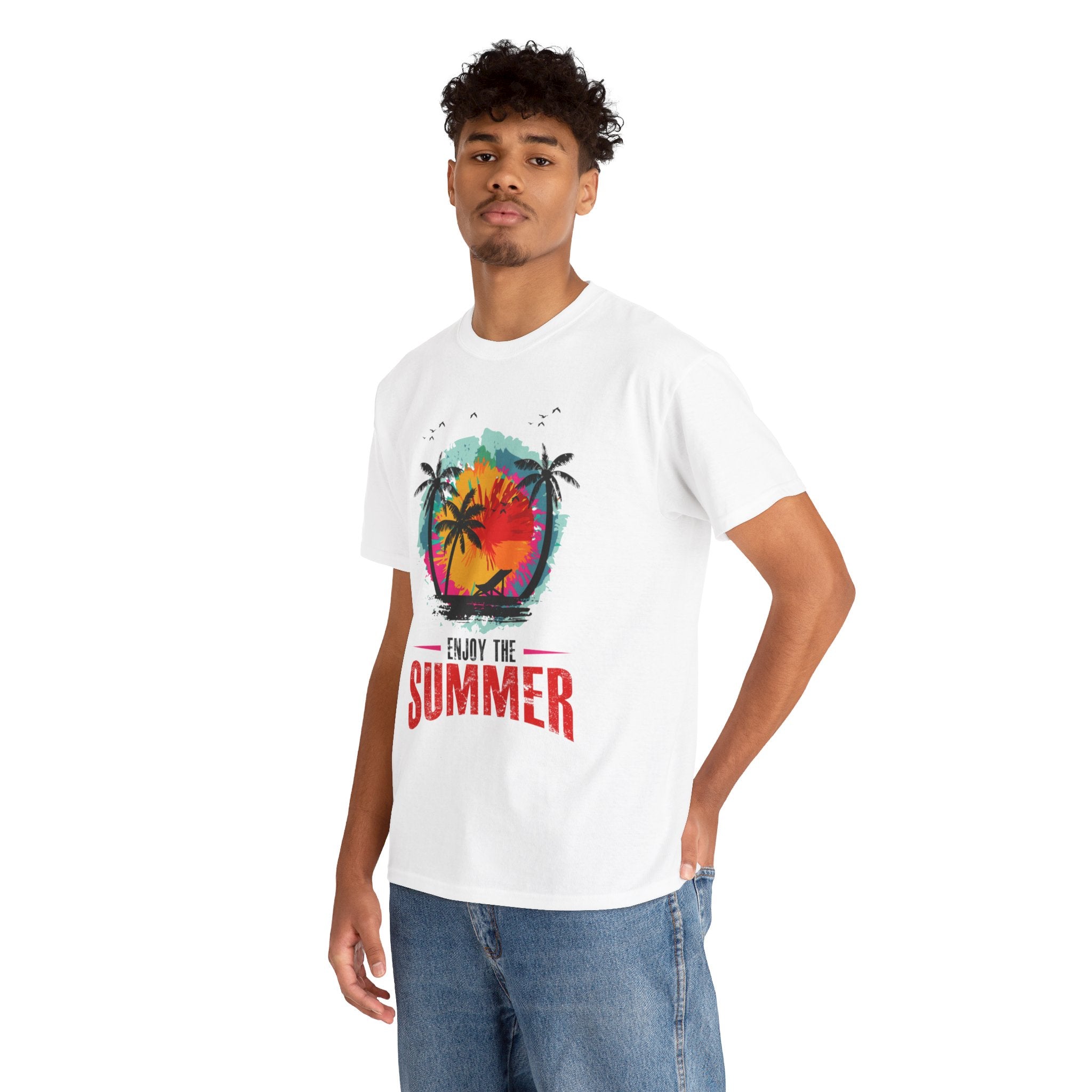 Unisex Heavy Cotton Enjoy Summer T-Shirt