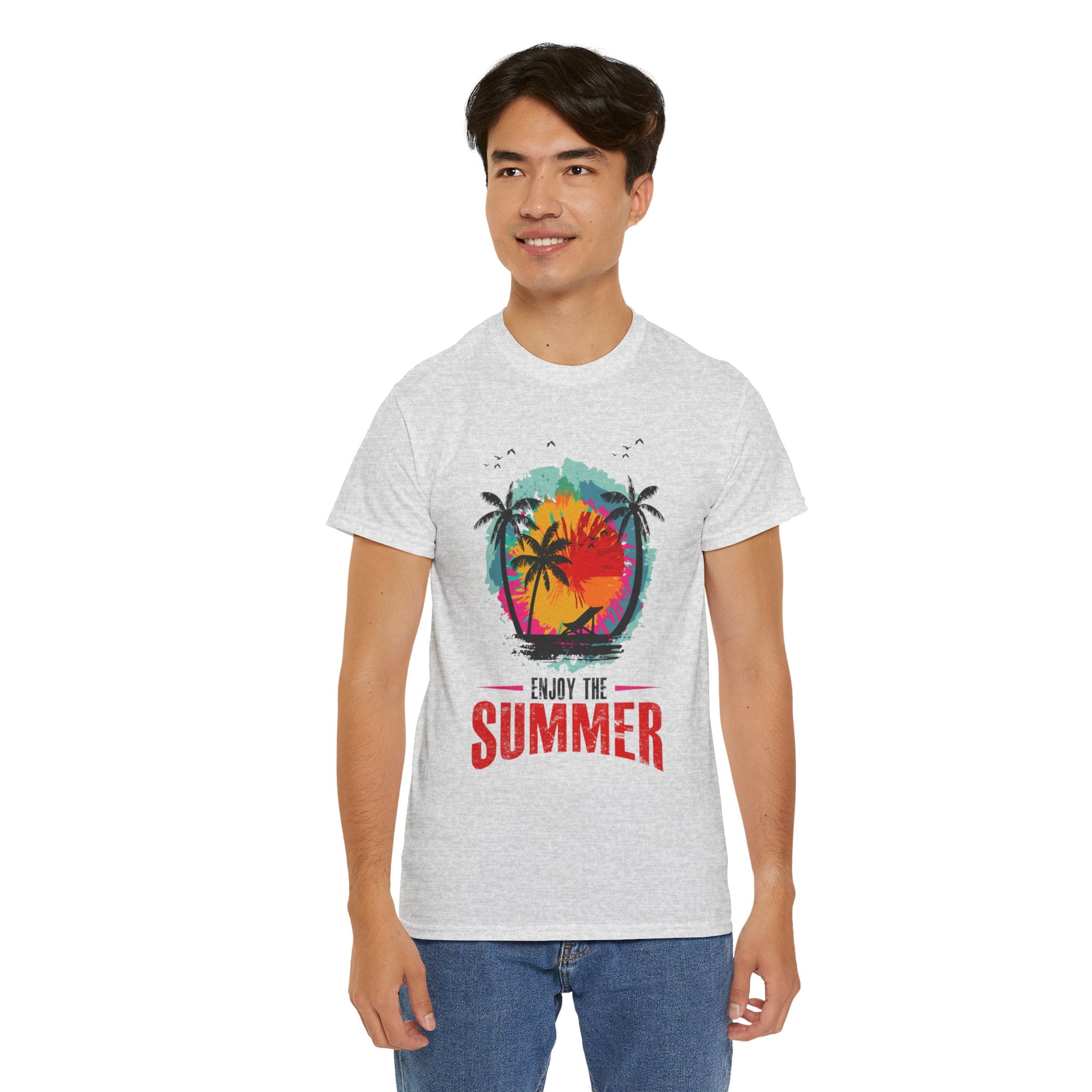 Unisex Heavy Cotton Enjoy Summer T-Shirt
