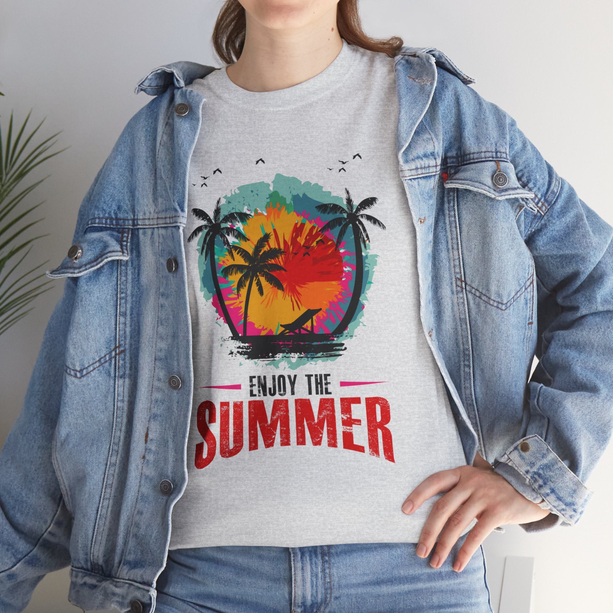 Unisex Heavy Cotton Enjoy Summer T-Shirt