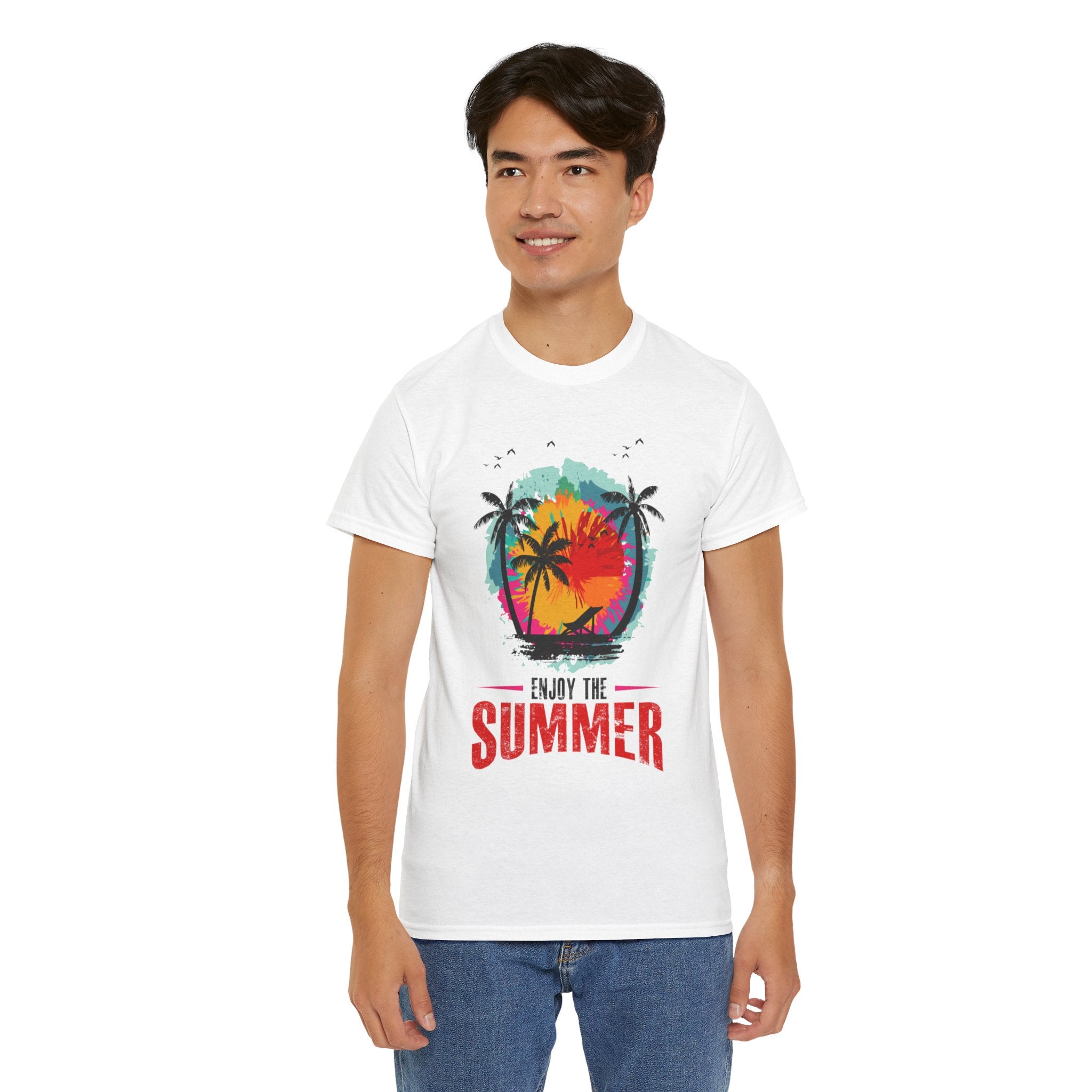 Unisex Heavy Cotton Enjoy Summer T-Shirt