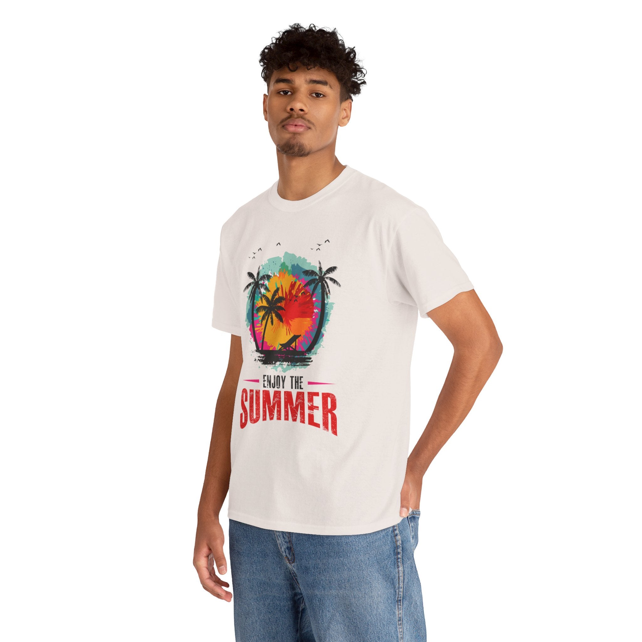 Unisex Heavy Cotton Enjoy Summer T-Shirt