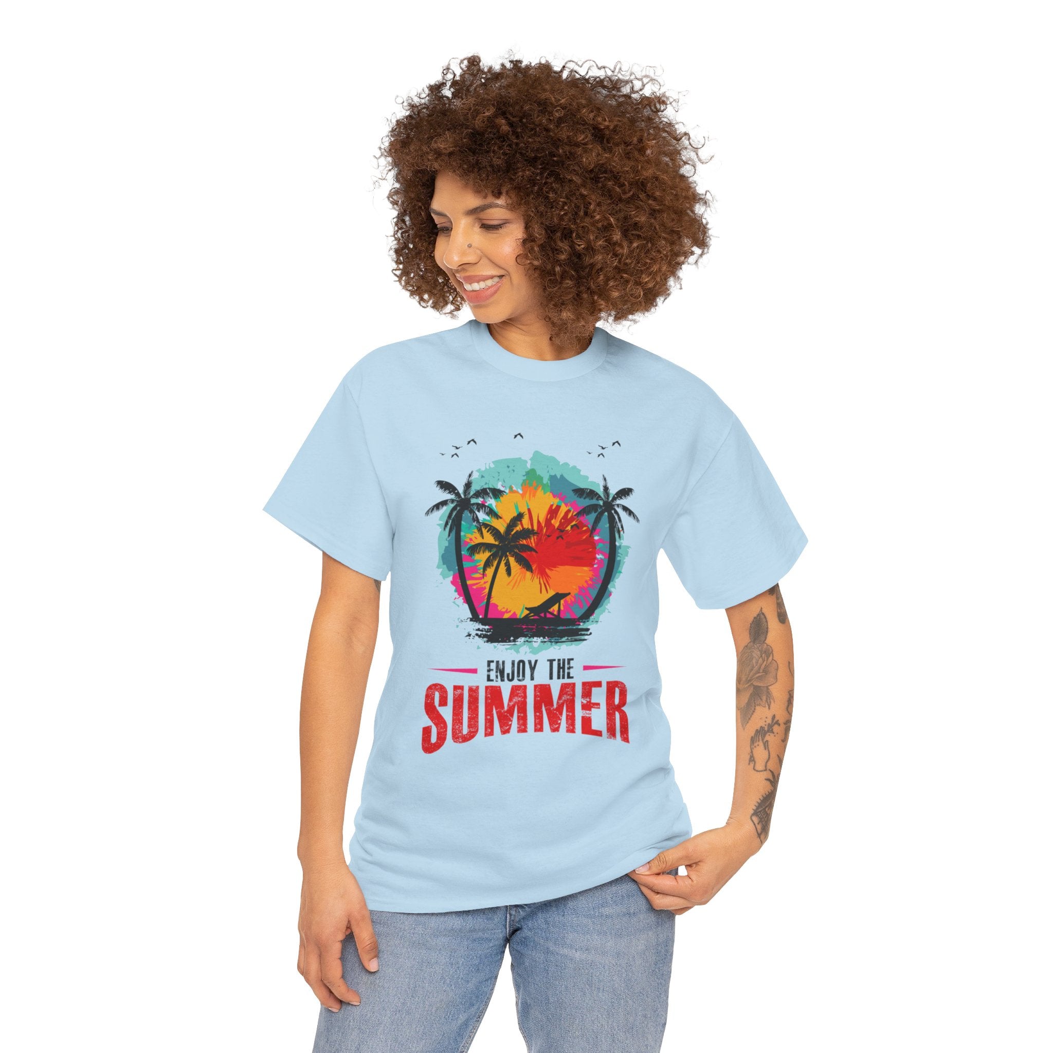 Unisex Heavy Cotton Enjoy Summer T-Shirt