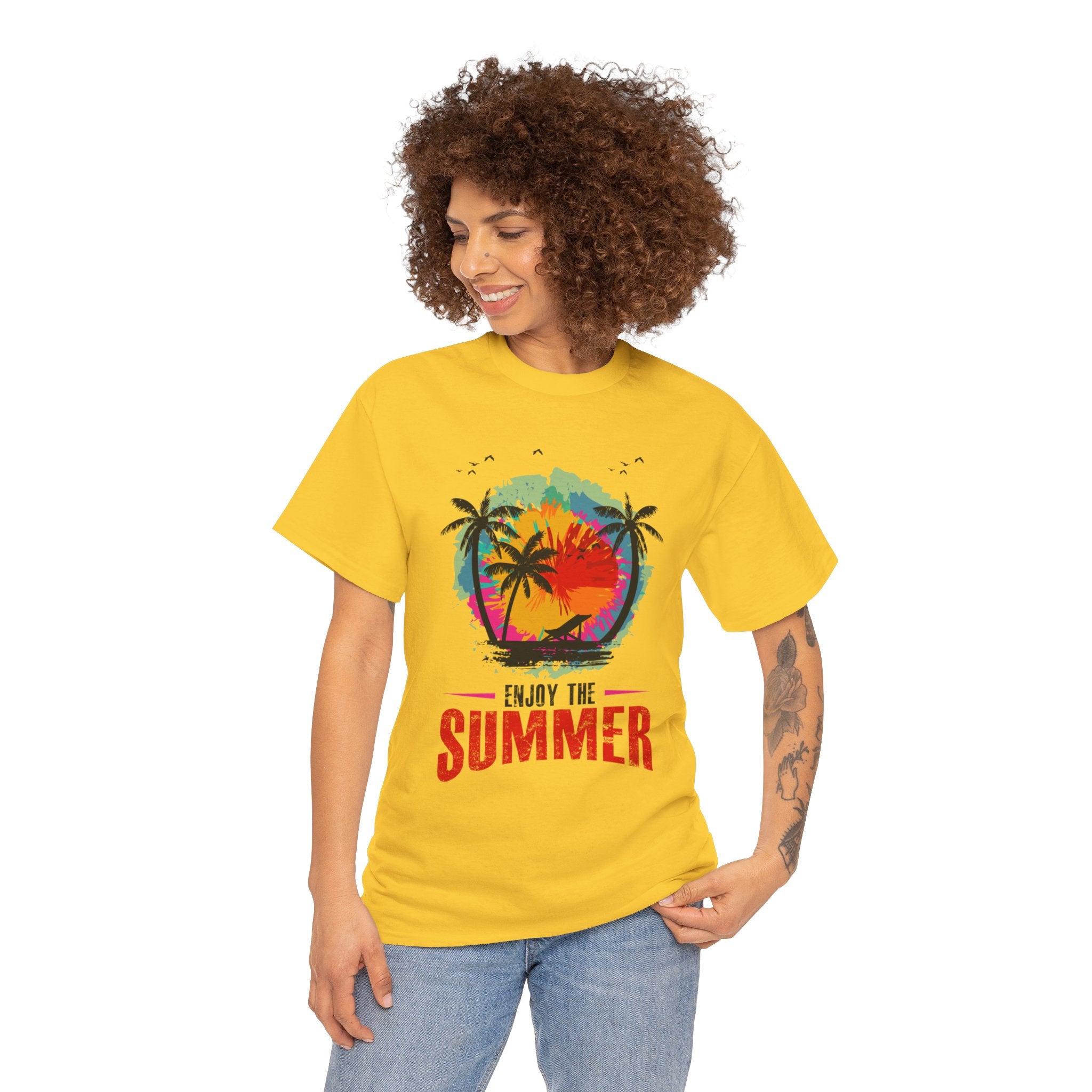 Unisex Heavy Cotton Enjoy Summer T-Shirt