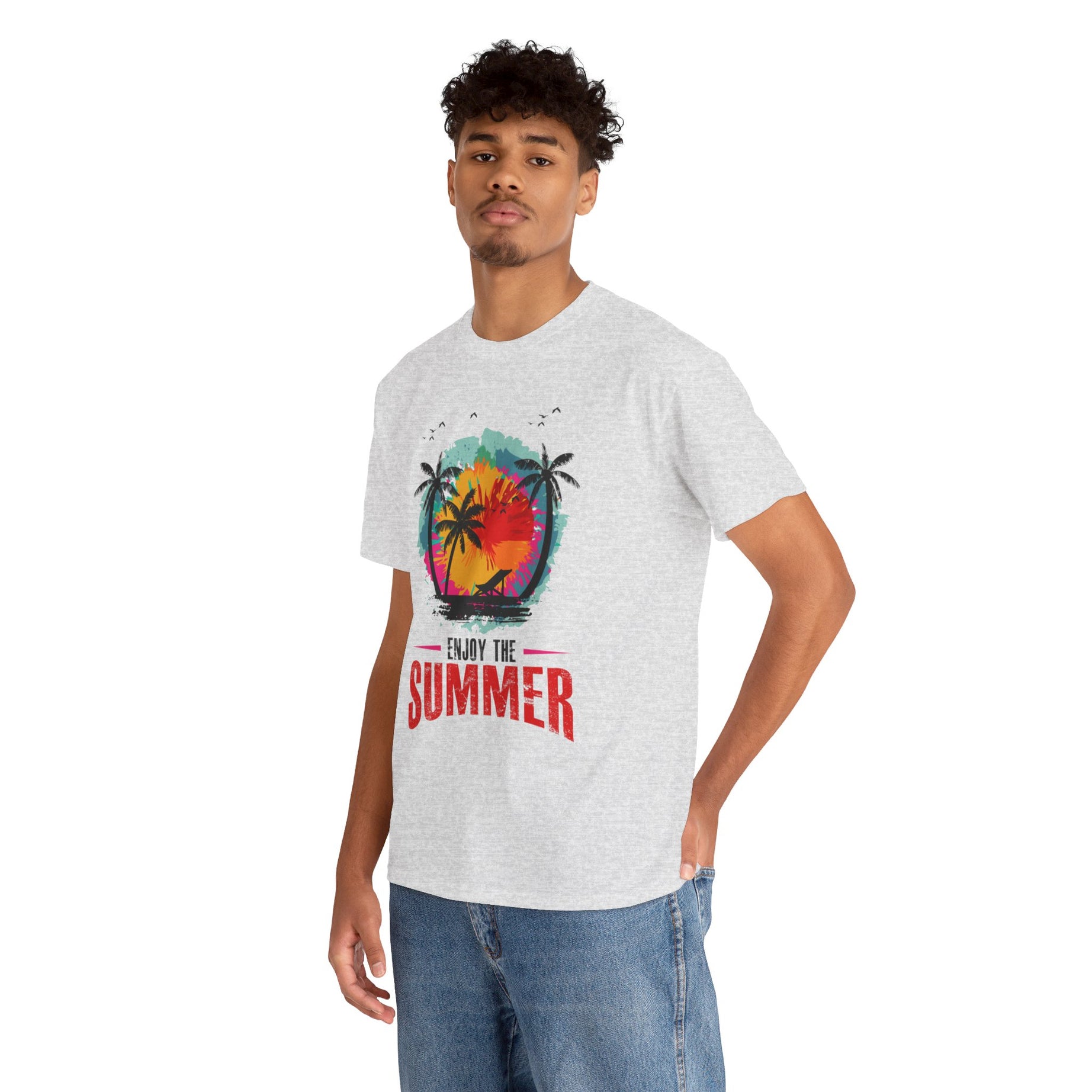 Unisex Heavy Cotton Enjoy Summer T-Shirt