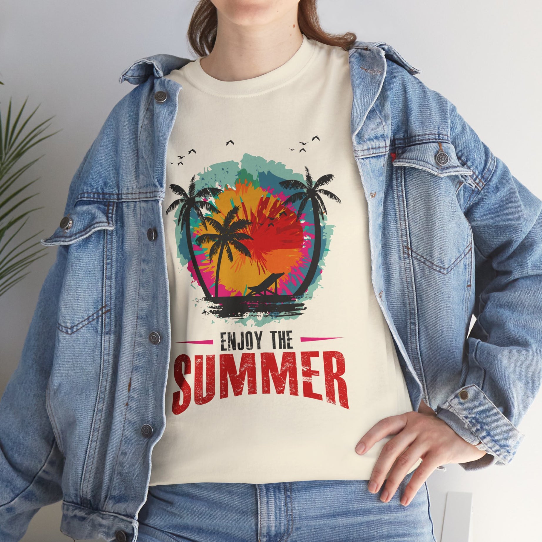 Unisex Heavy Cotton Enjoy Summer T-Shirt