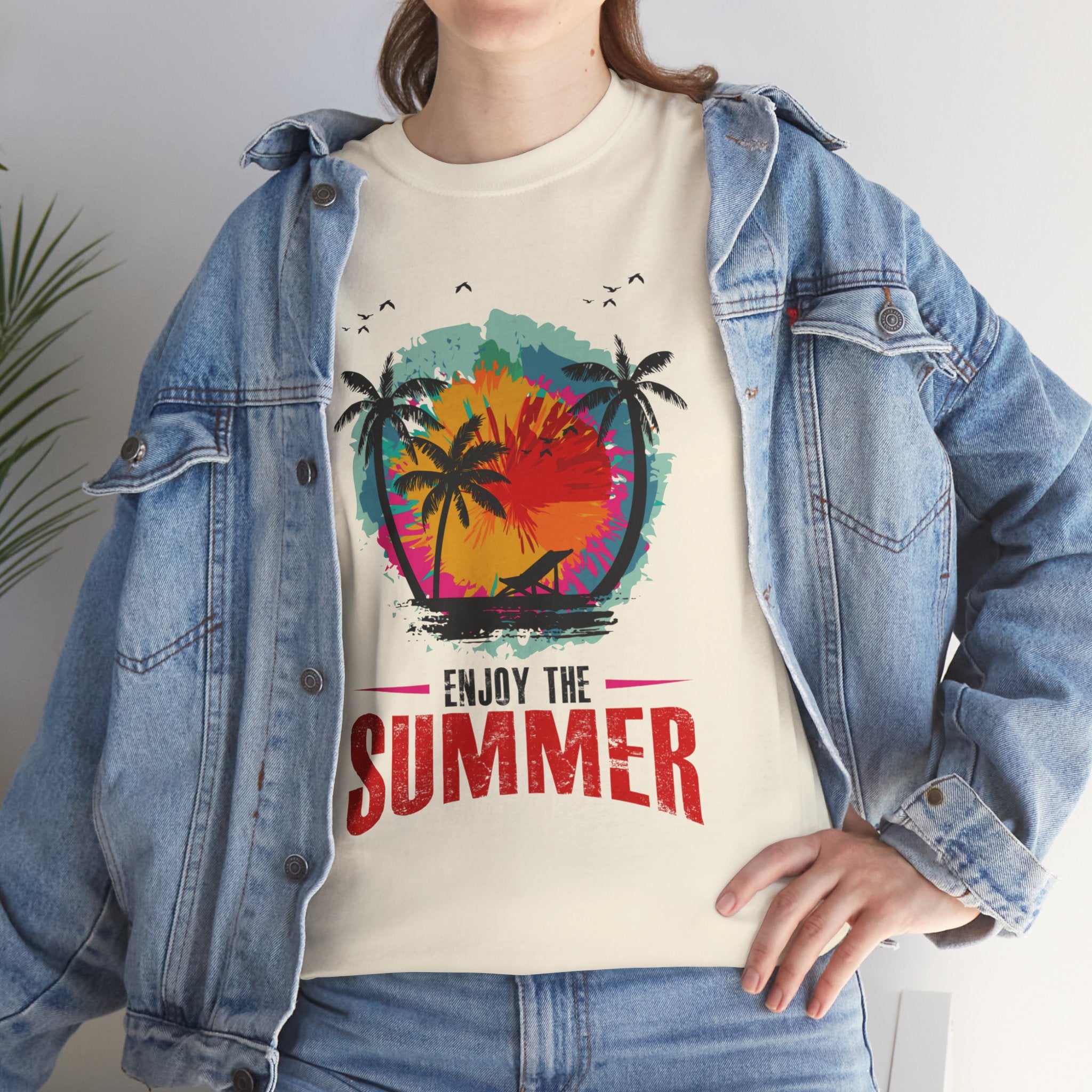 Unisex Heavy Cotton Enjoy Summer T-Shirt