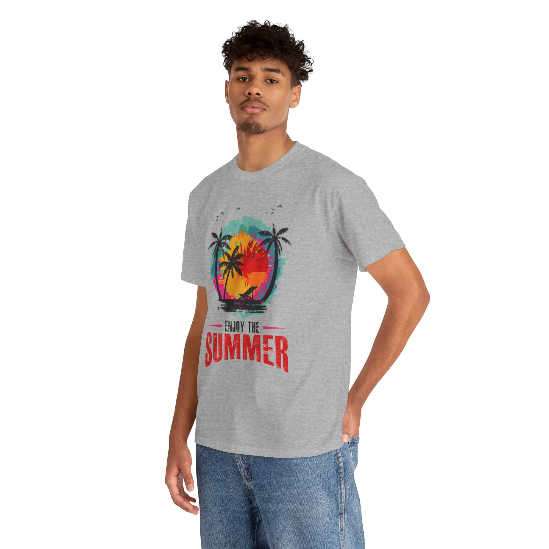 Unisex Heavy Cotton Enjoy Summer T-Shirt