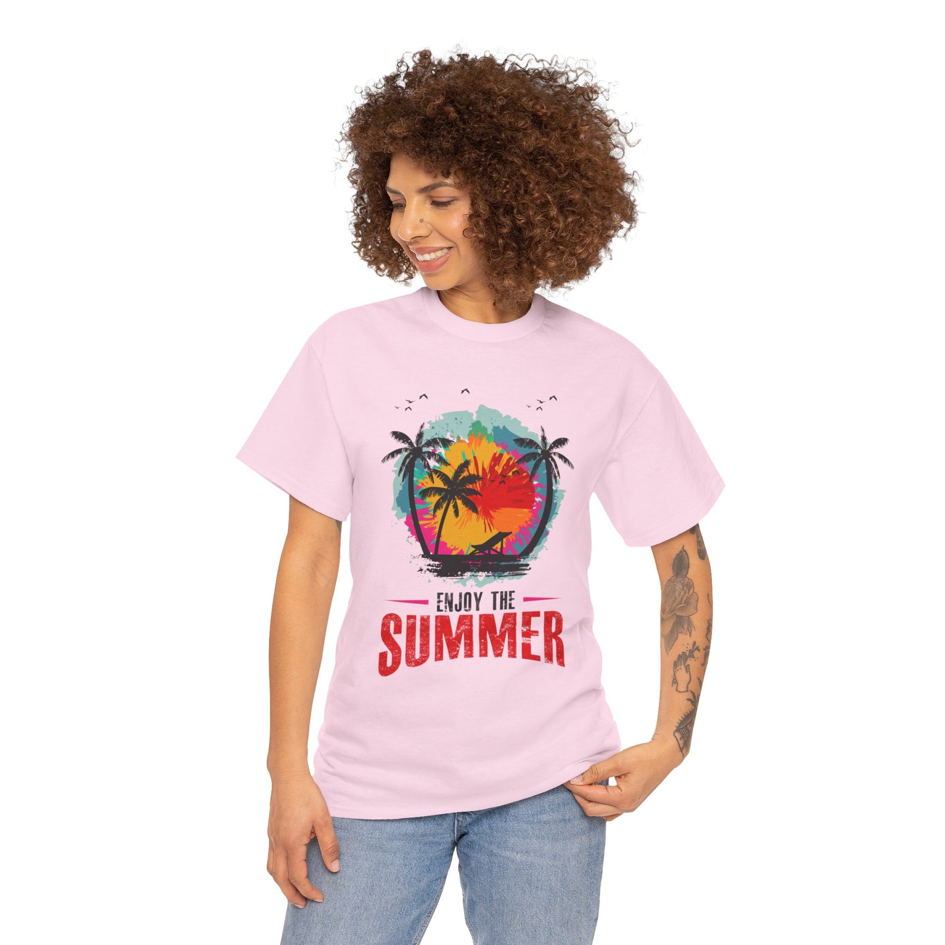Unisex Heavy Cotton Enjoy Summer T-Shirt