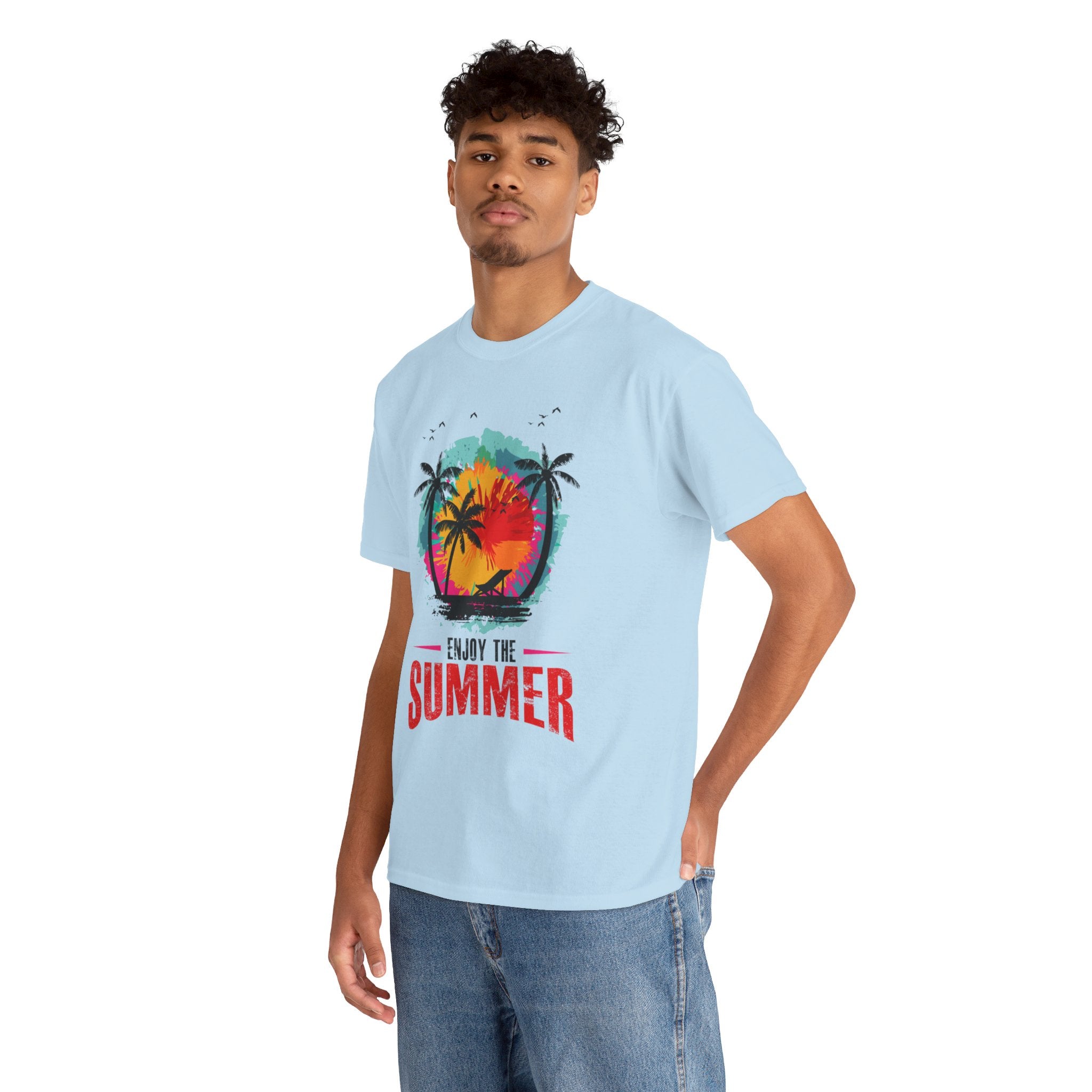 Unisex Heavy Cotton Enjoy Summer T-Shirt