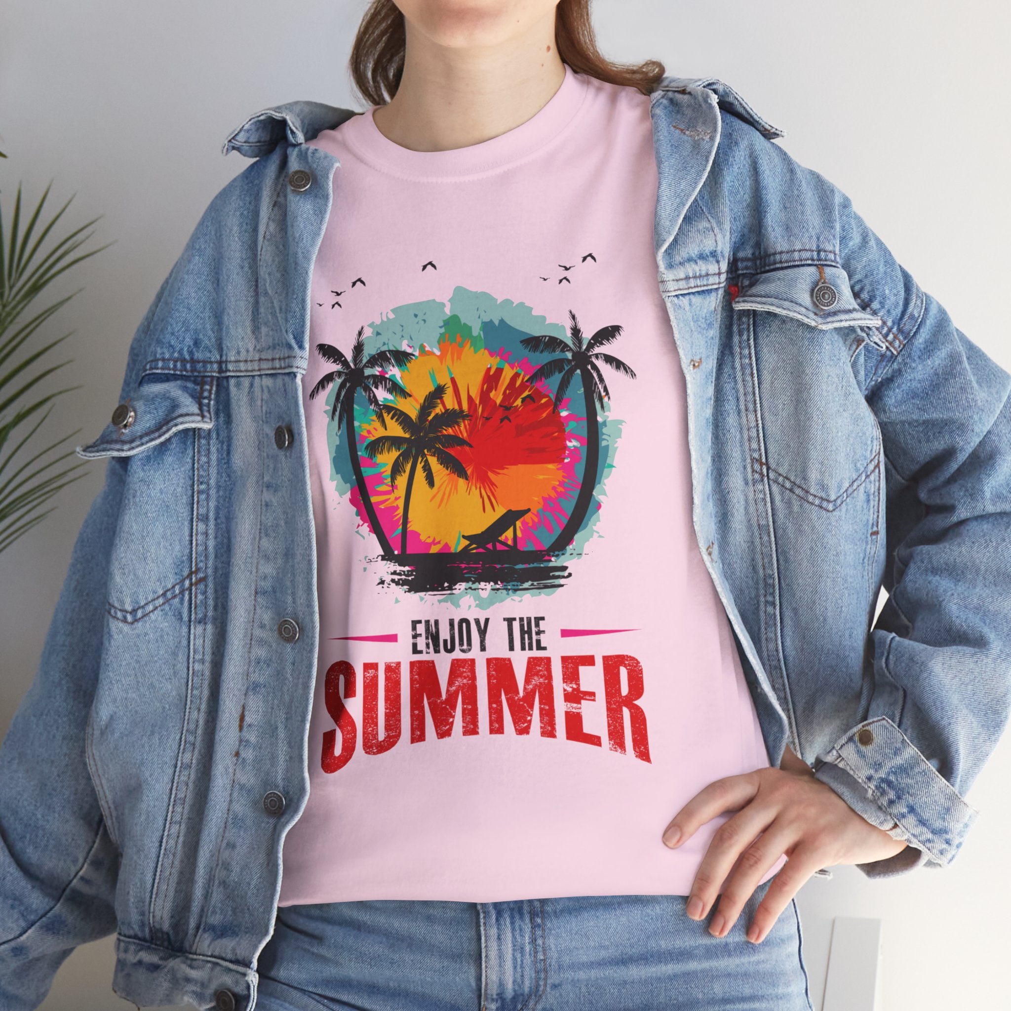 Unisex Heavy Cotton Enjoy Summer T-Shirt