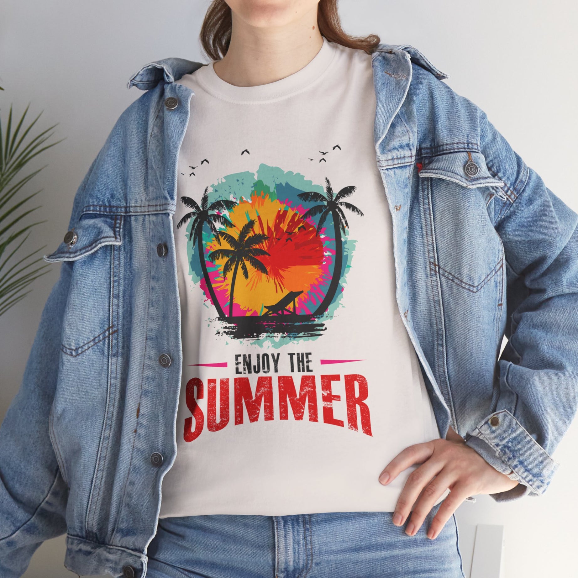 Unisex Heavy Cotton Enjoy Summer T-Shirt