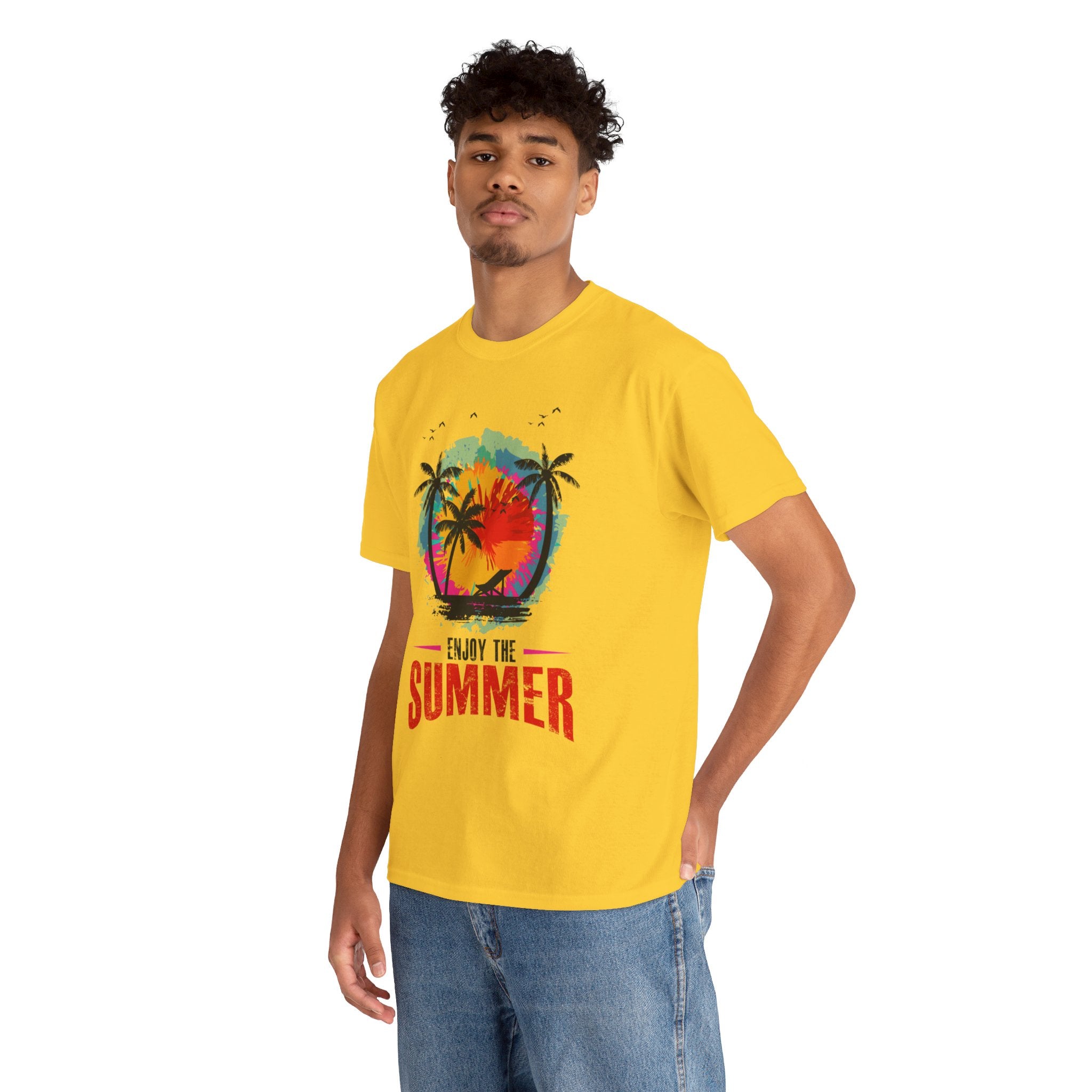 Unisex Heavy Cotton Enjoy Summer T-Shirt