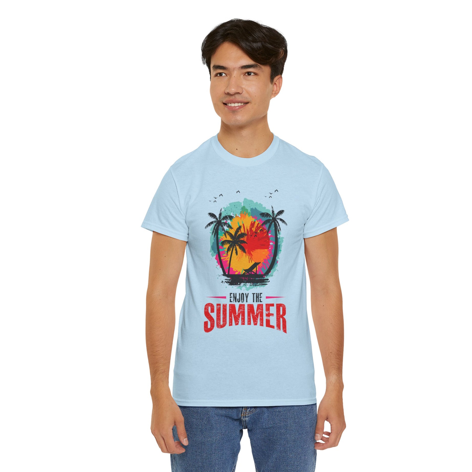 Unisex Heavy Cotton Enjoy Summer T-Shirt