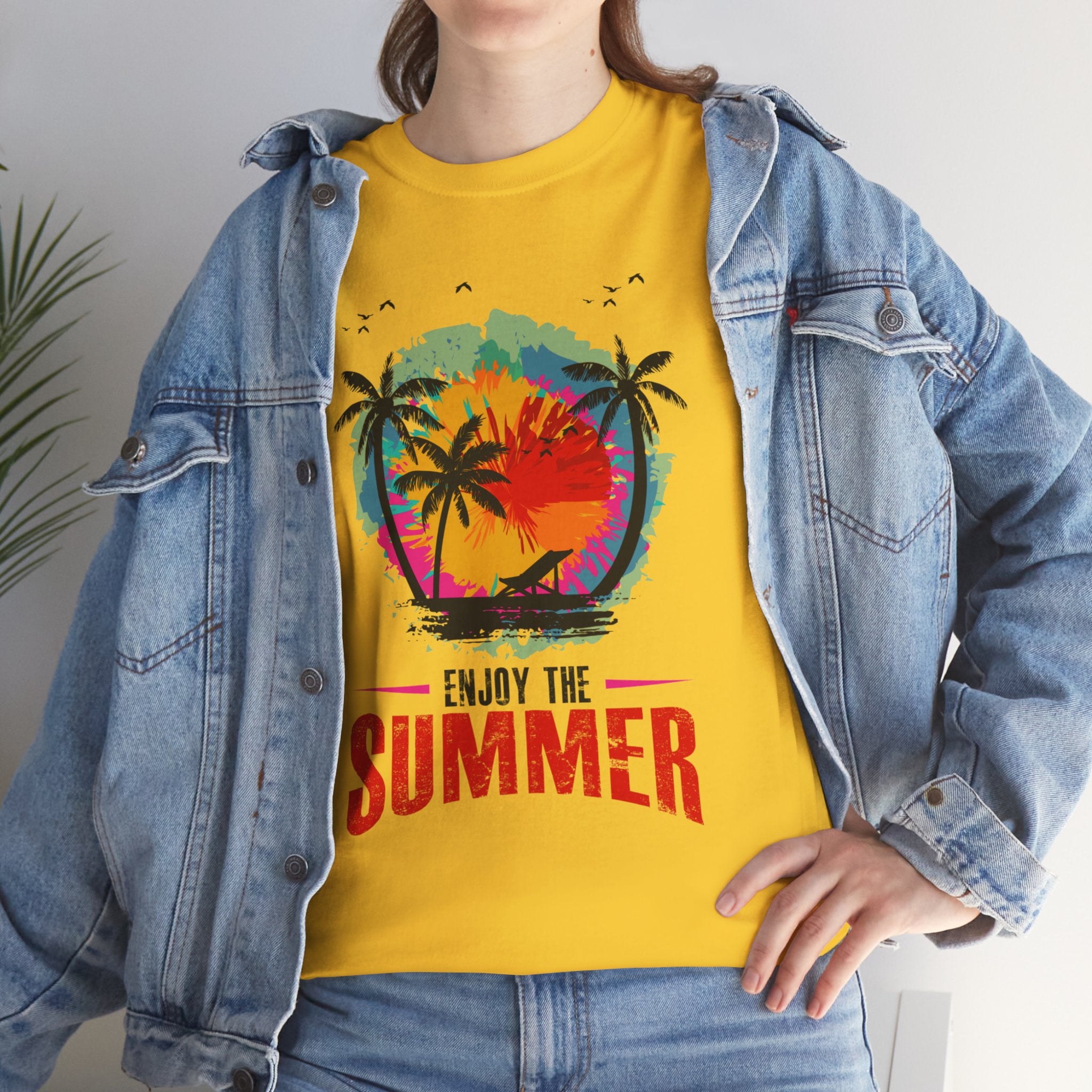Unisex Heavy Cotton Enjoy Summer T-Shirt
