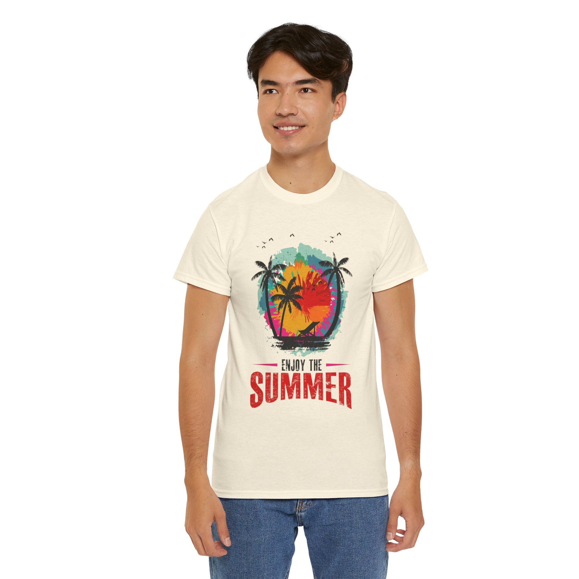 Unisex Heavy Cotton Enjoy Summer T-Shirt