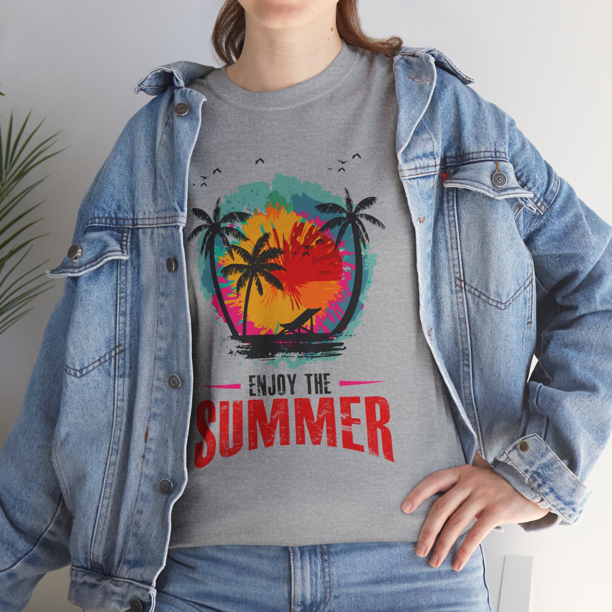 Unisex Heavy Cotton Enjoy Summer T-Shirt