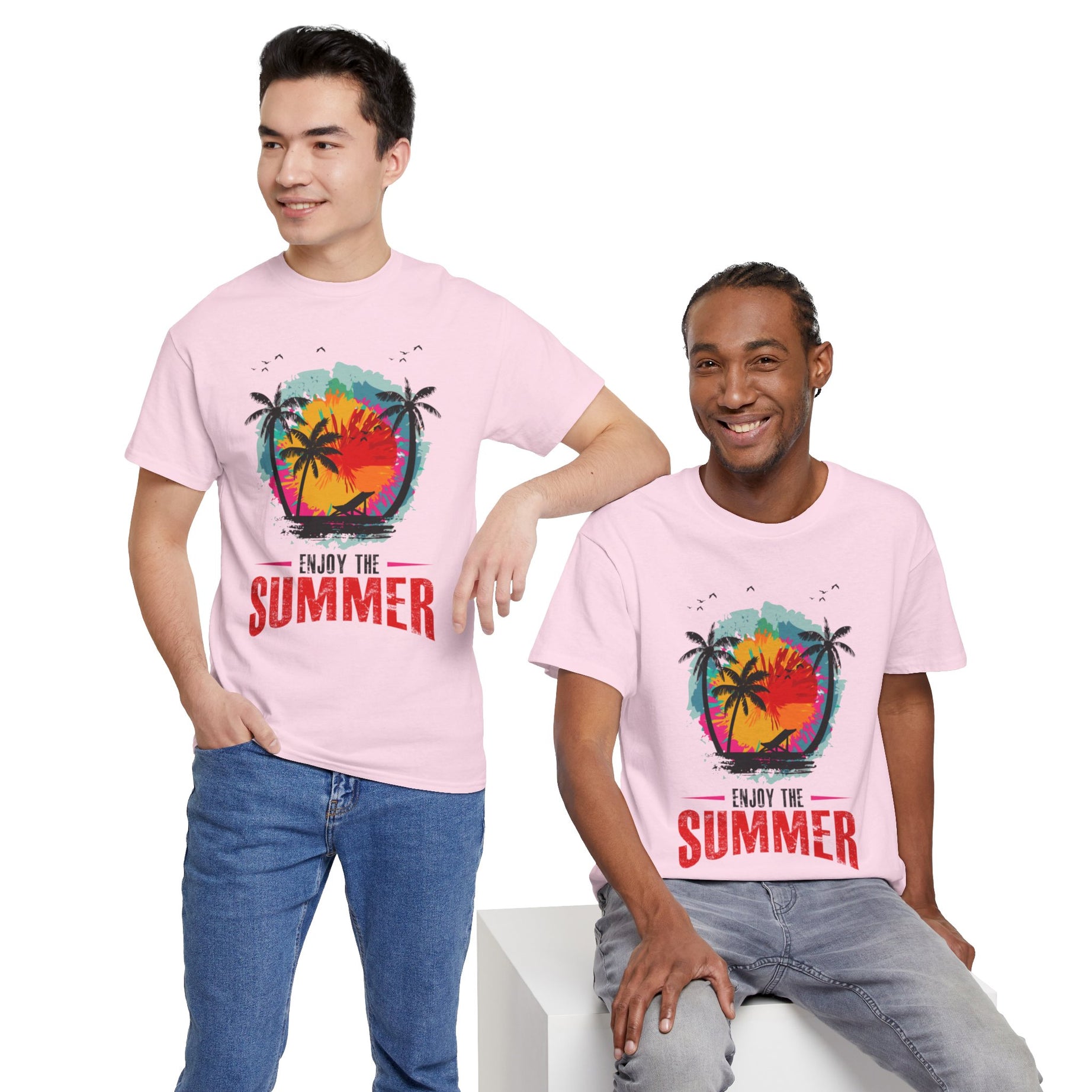 Unisex Heavy Cotton Enjoy Summer T-Shirt