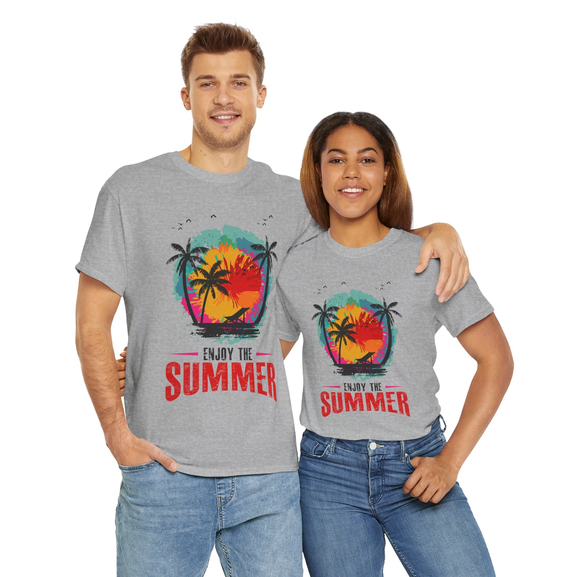 Unisex Heavy Cotton Enjoy Summer T-Shirt