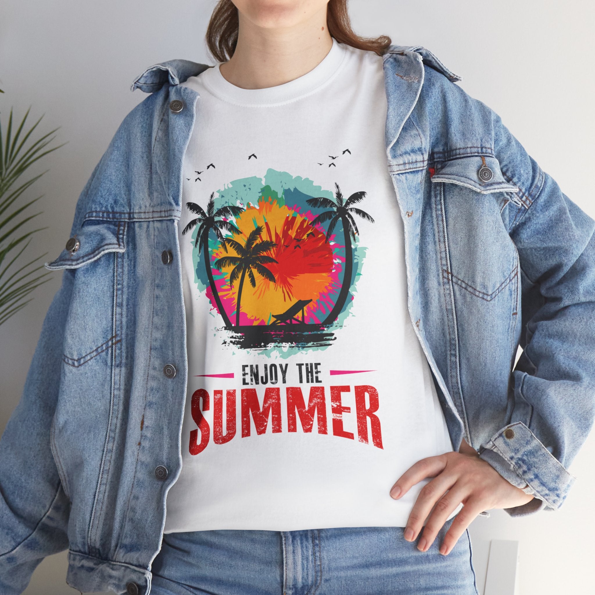 Unisex Heavy Cotton Enjoy Summer T-Shirt