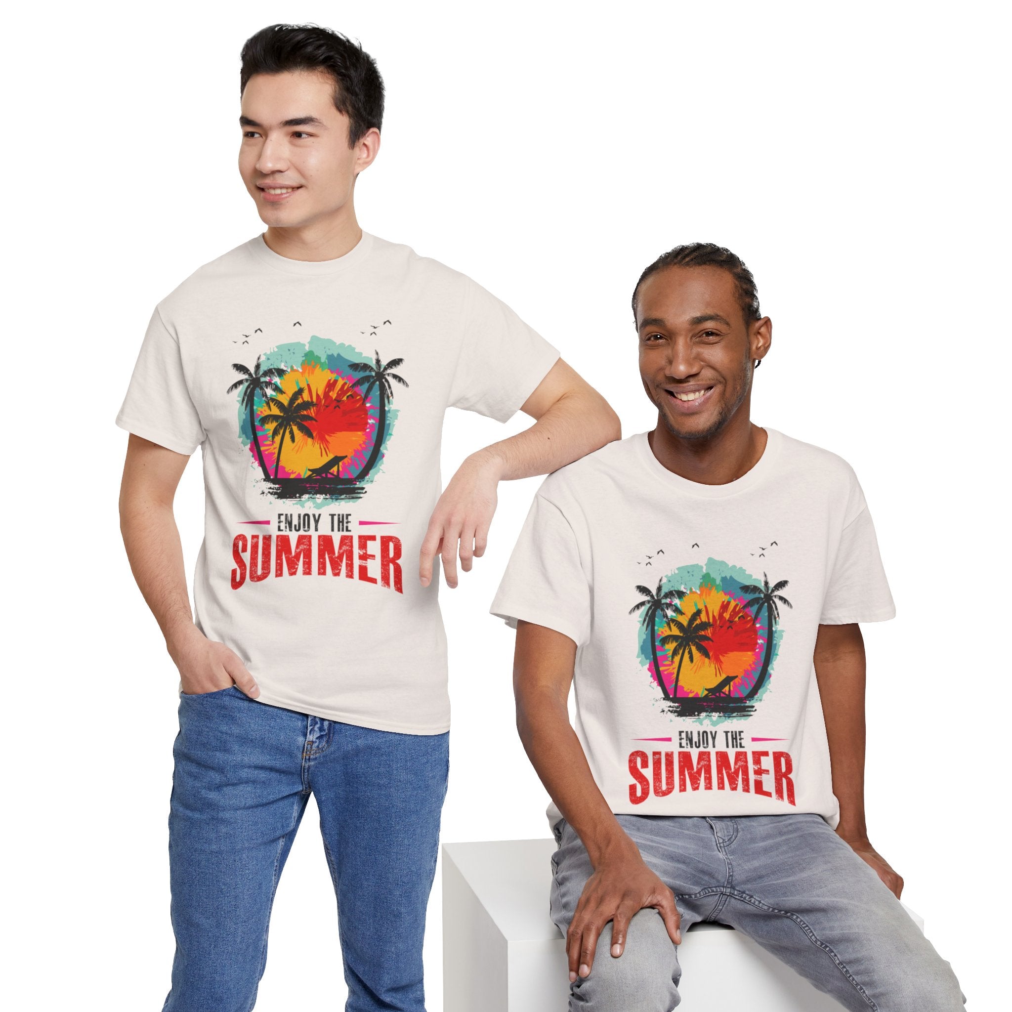 Unisex Heavy Cotton Enjoy Summer T-Shirt