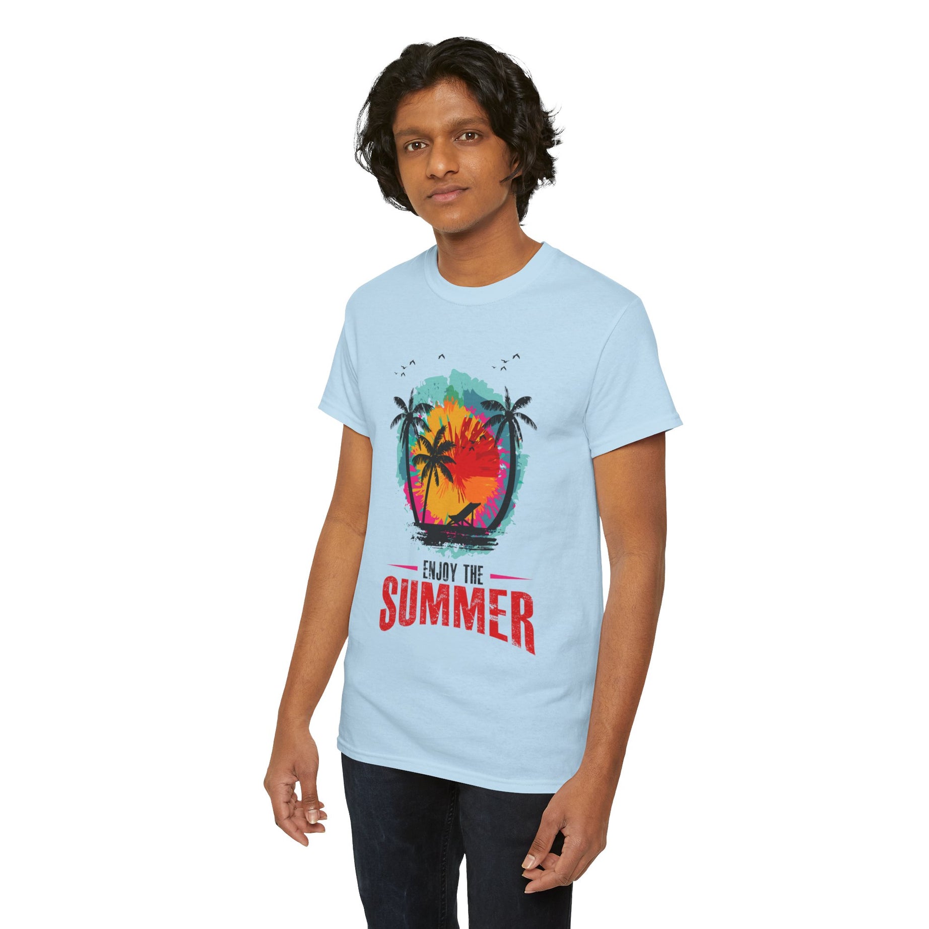 Unisex Heavy Cotton Enjoy Summer T-Shirt