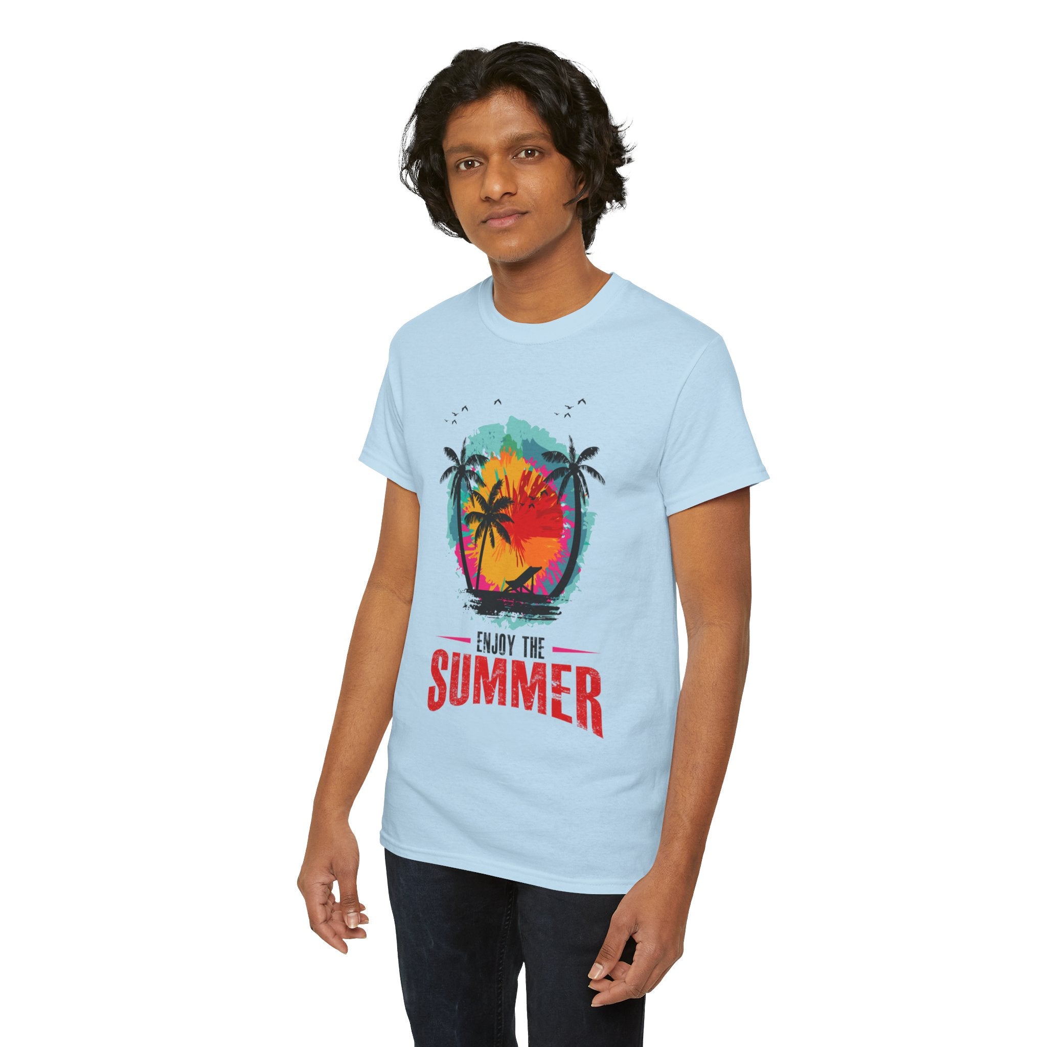 Unisex Heavy Cotton Enjoy Summer T-Shirt