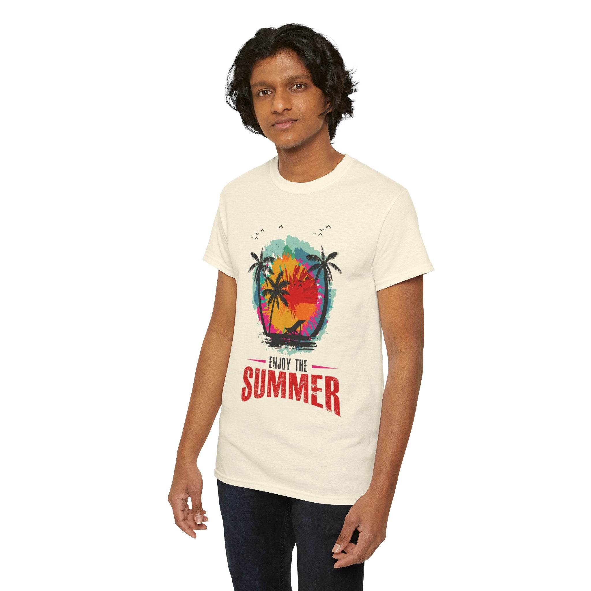 Unisex Heavy Cotton Enjoy Summer T-Shirt