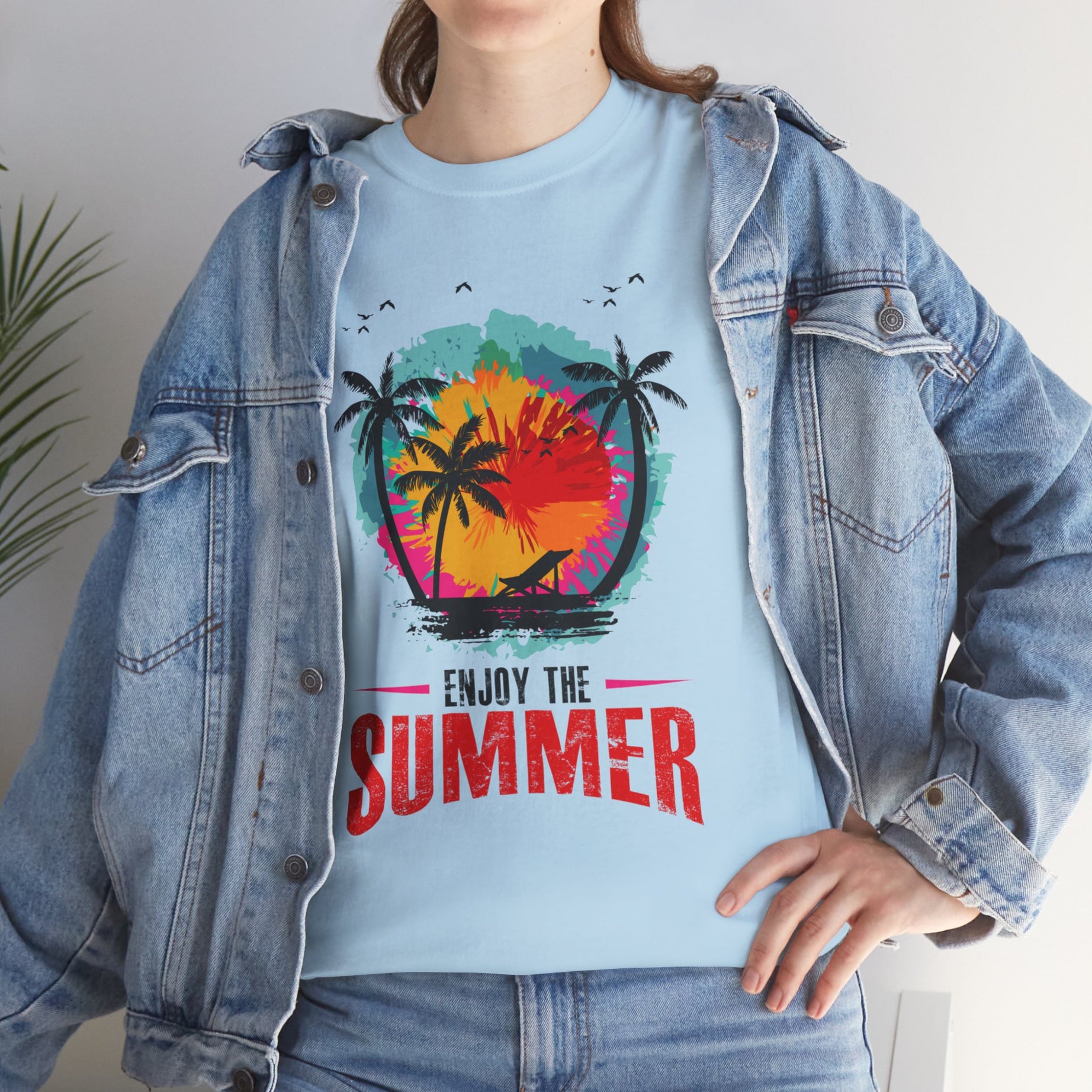 Unisex Heavy Cotton Enjoy Summer T-Shirt