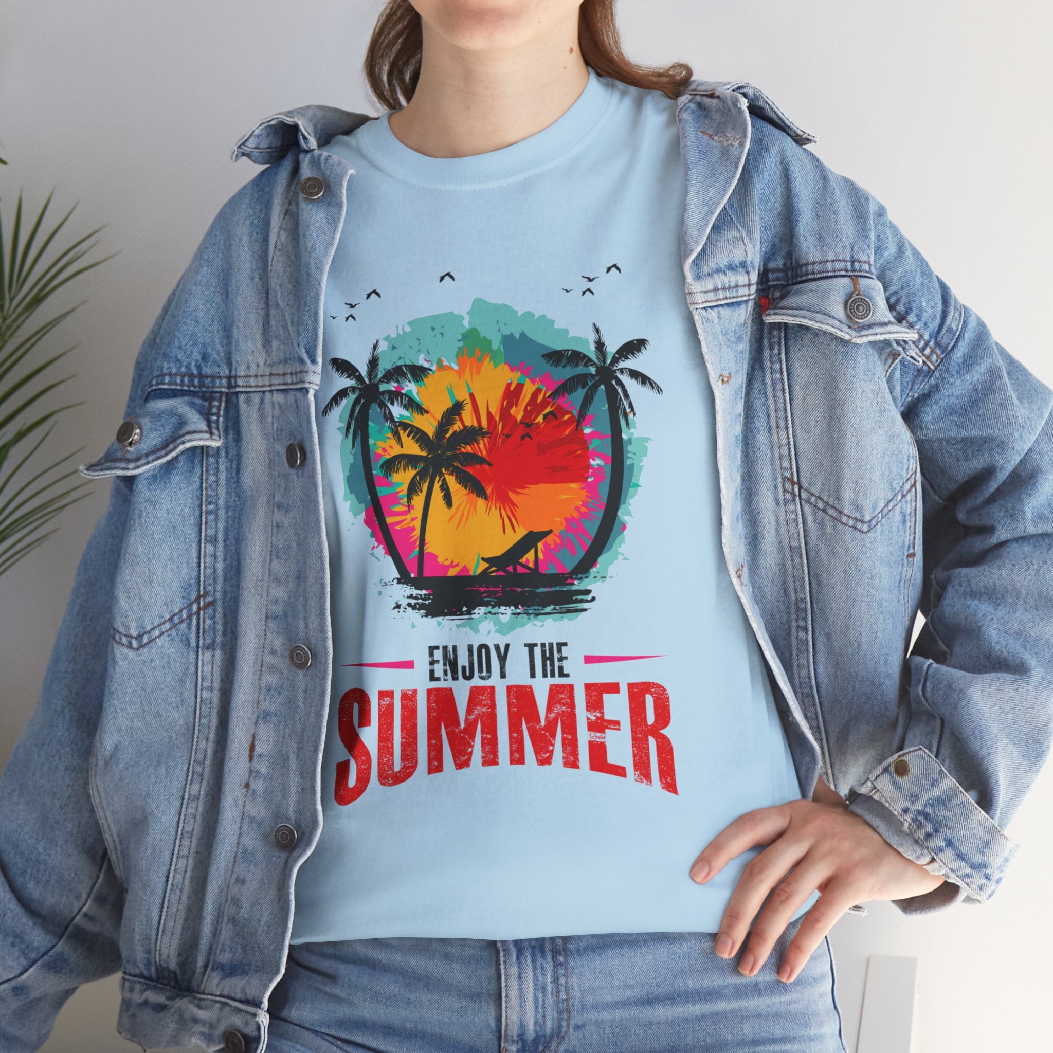 Unisex Heavy Cotton Enjoy Summer T-Shirt