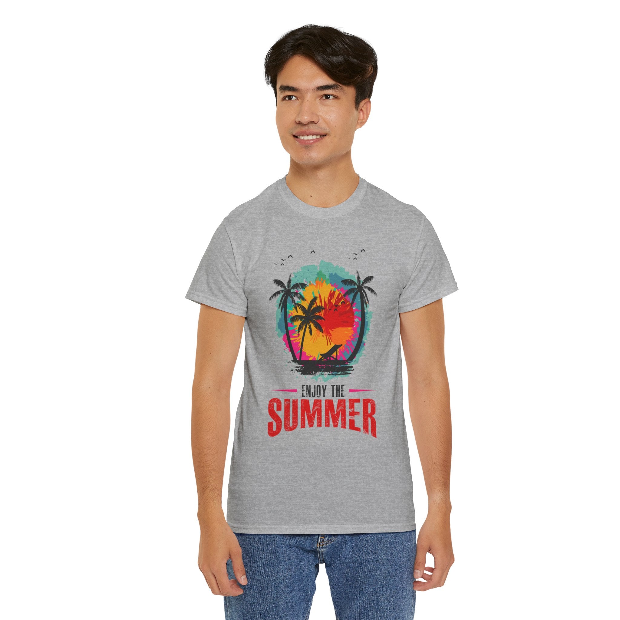 Unisex Heavy Cotton Enjoy Summer T-Shirt