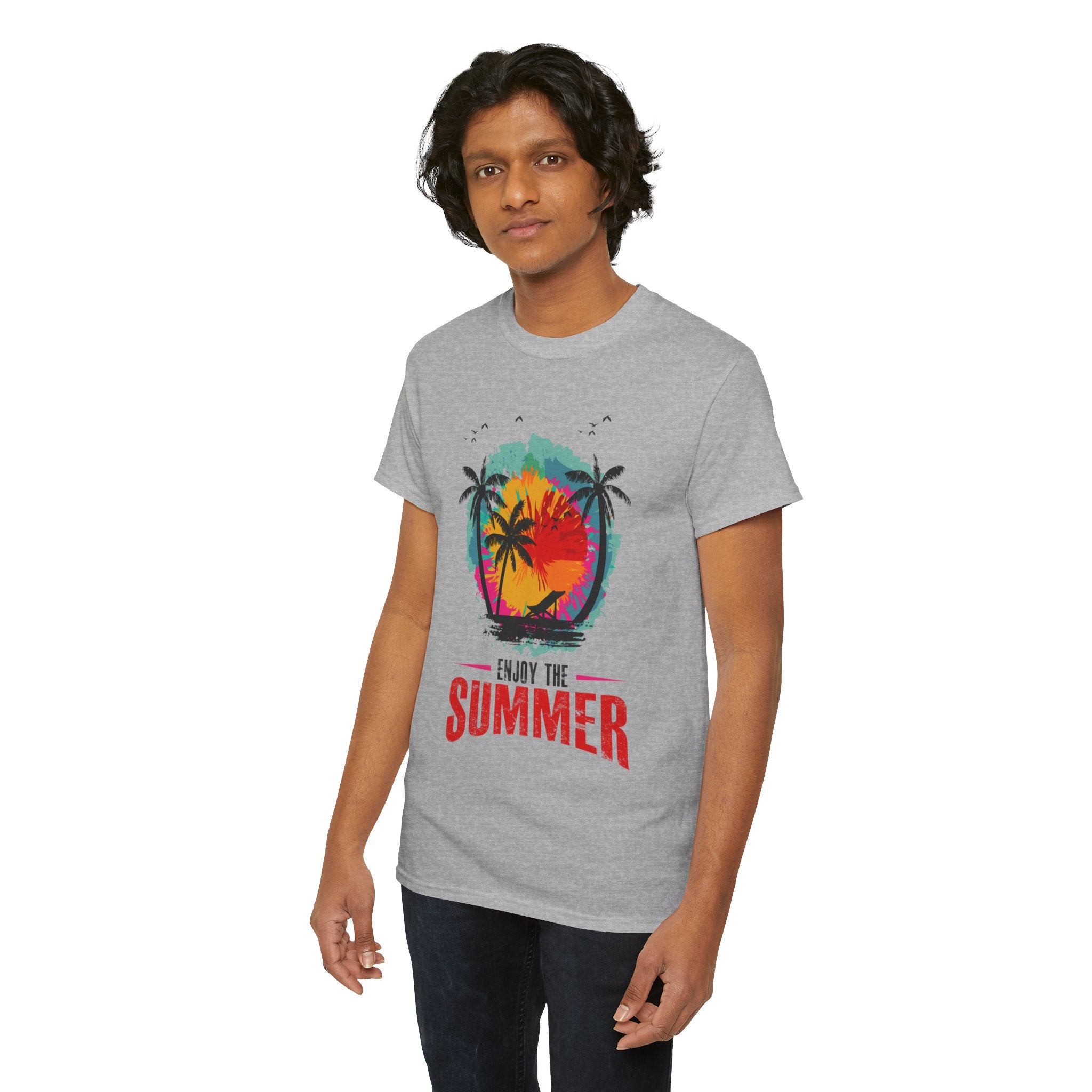 Unisex Heavy Cotton Enjoy Summer T-Shirt