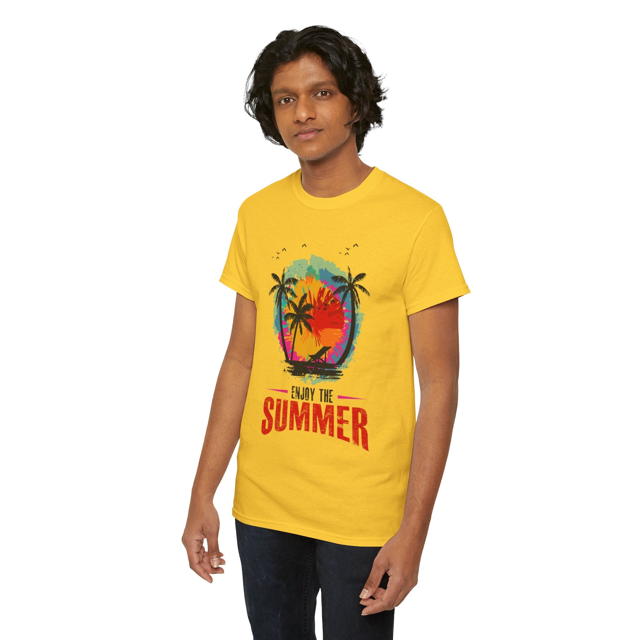 Unisex Heavy Cotton Enjoy Summer T-Shirt